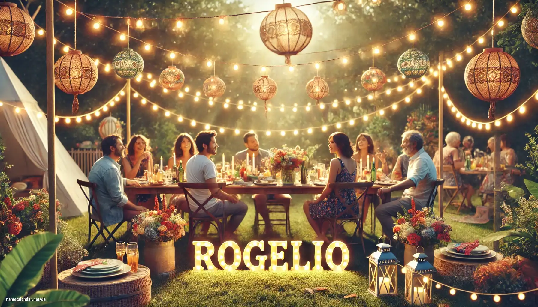 Fejring af navnedag og navn - Rogelio