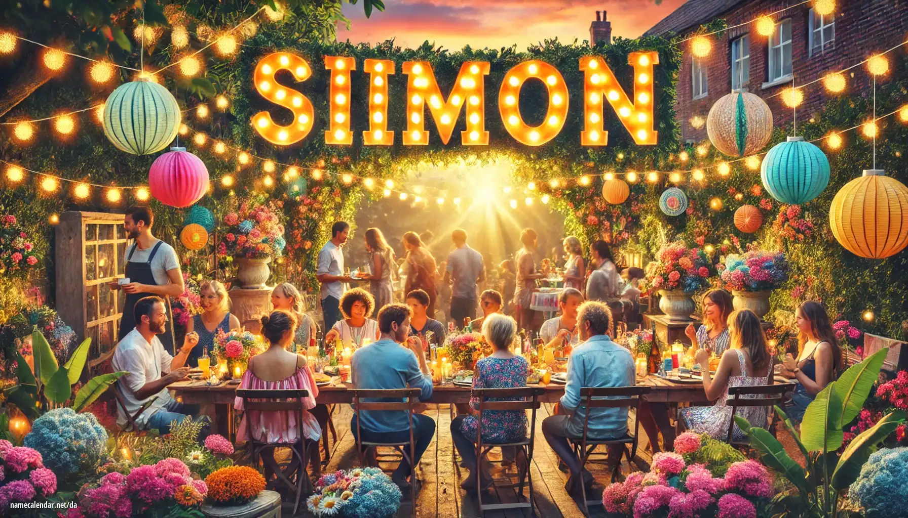 Fejring af navnedag og navn - Siimon