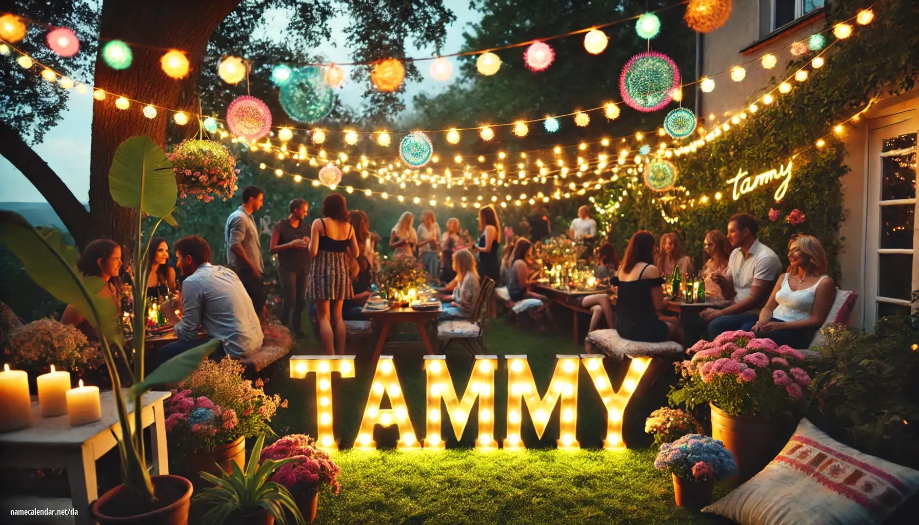 Fejring af navnedag og navn - Tammy