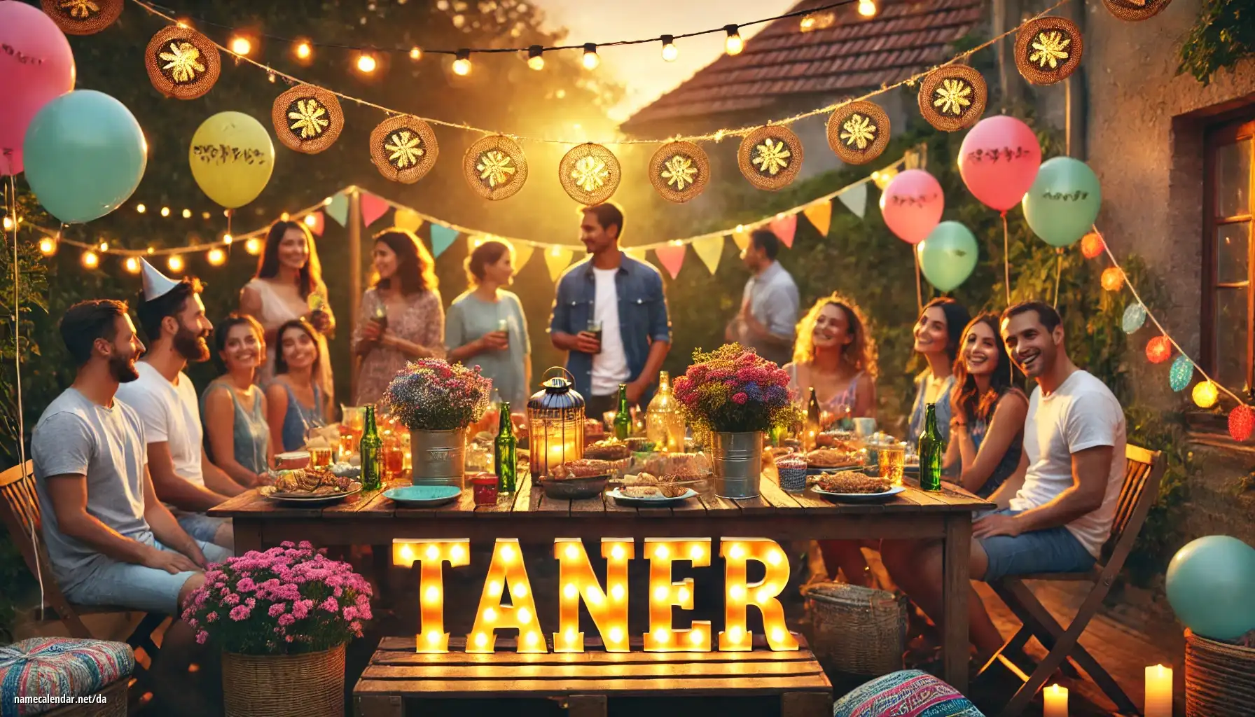 Fejring af navnedag og navn - Taner