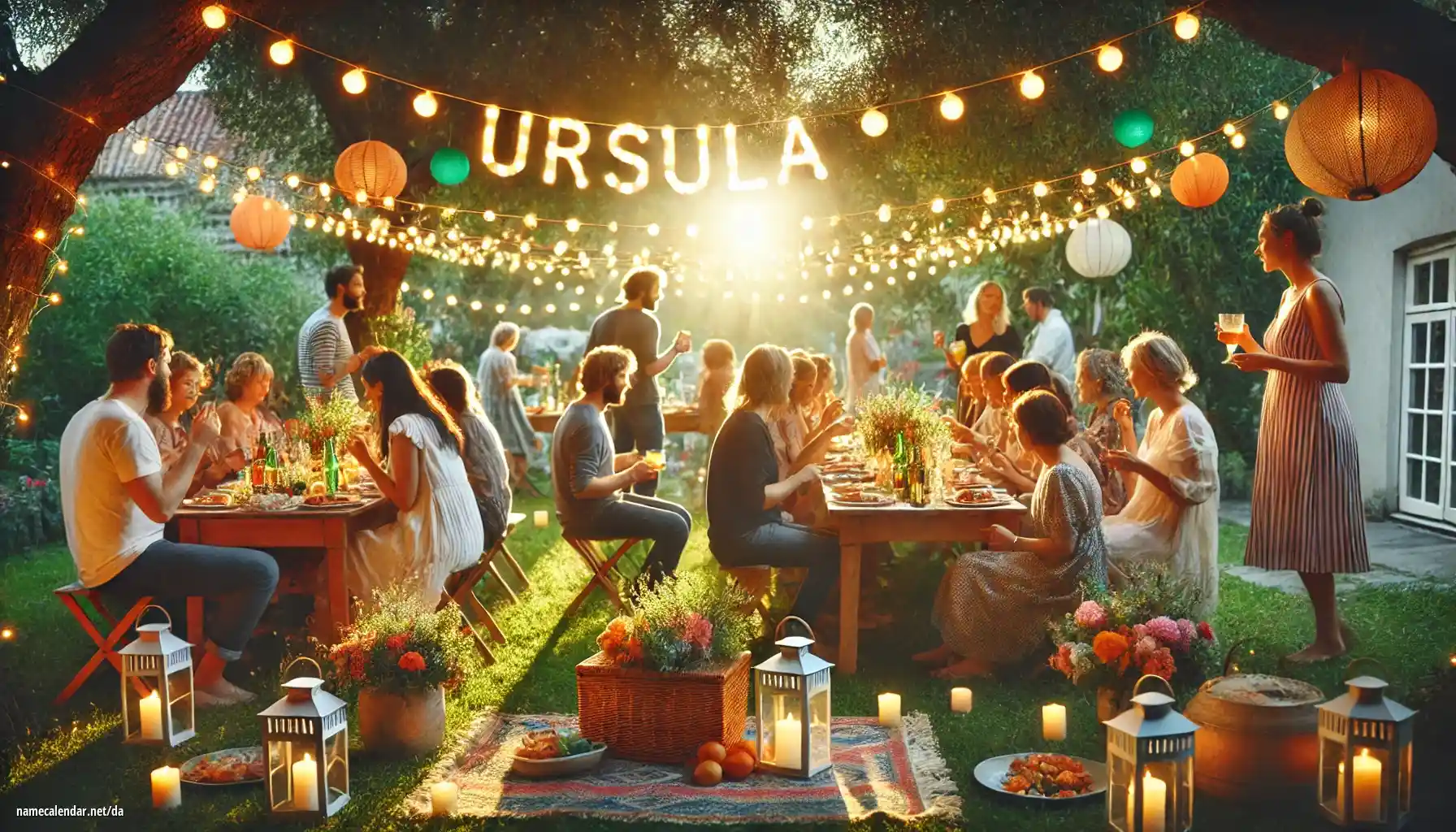 Fejring af navnedag og navn - Uršula