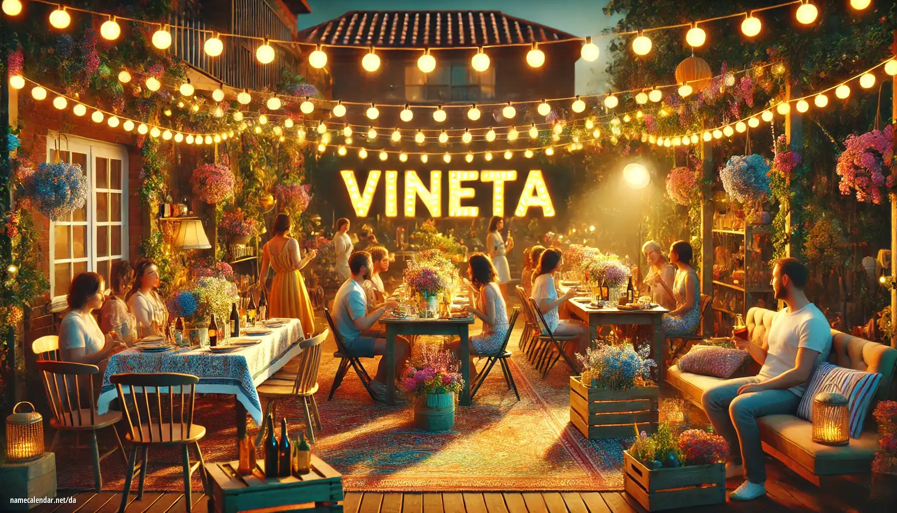 Fejring af navnedag og navn - Vineta