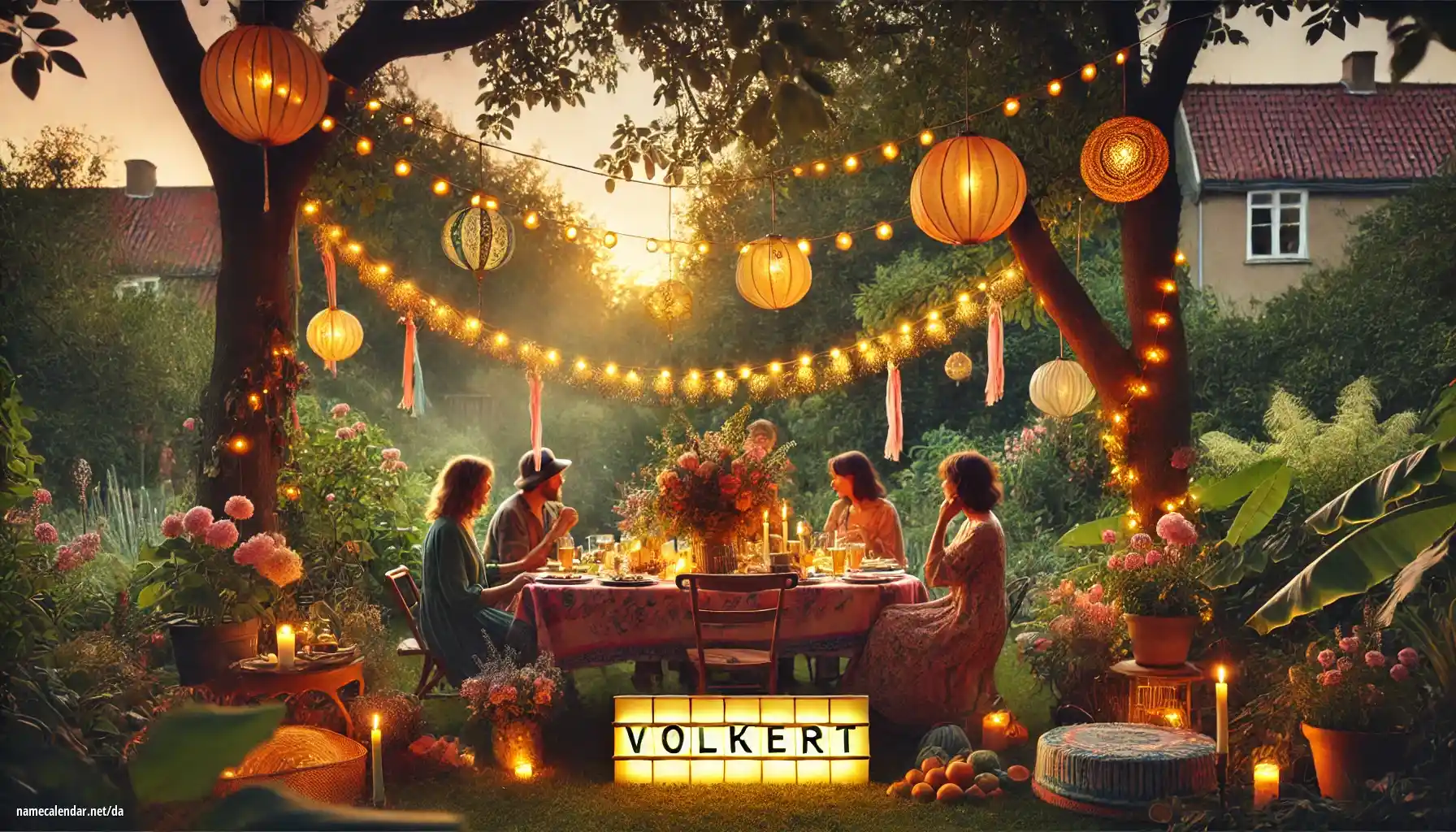 Fejring af navnedag og navn - Volkert