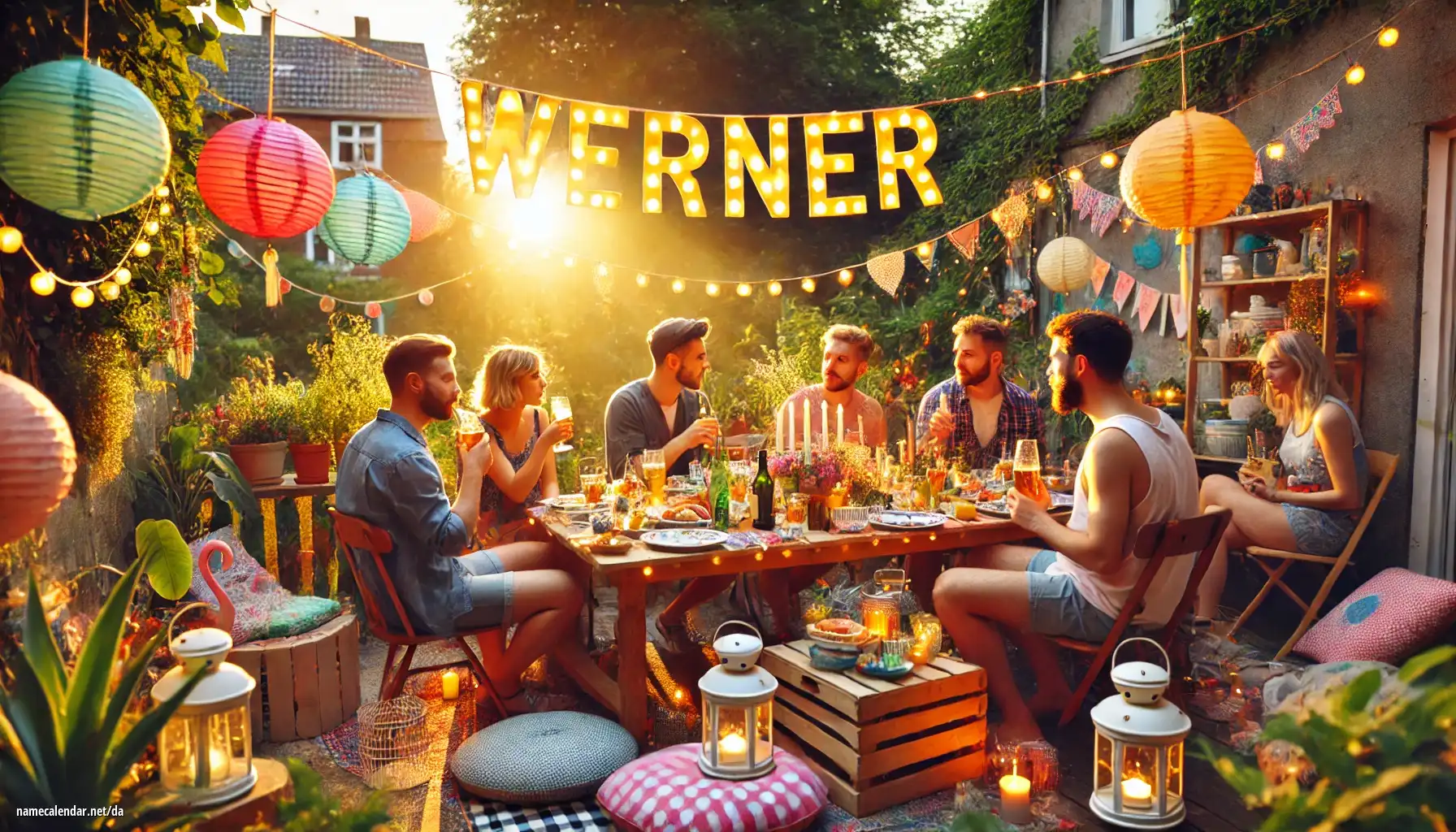 Fejring af navnedag og navn - Werner