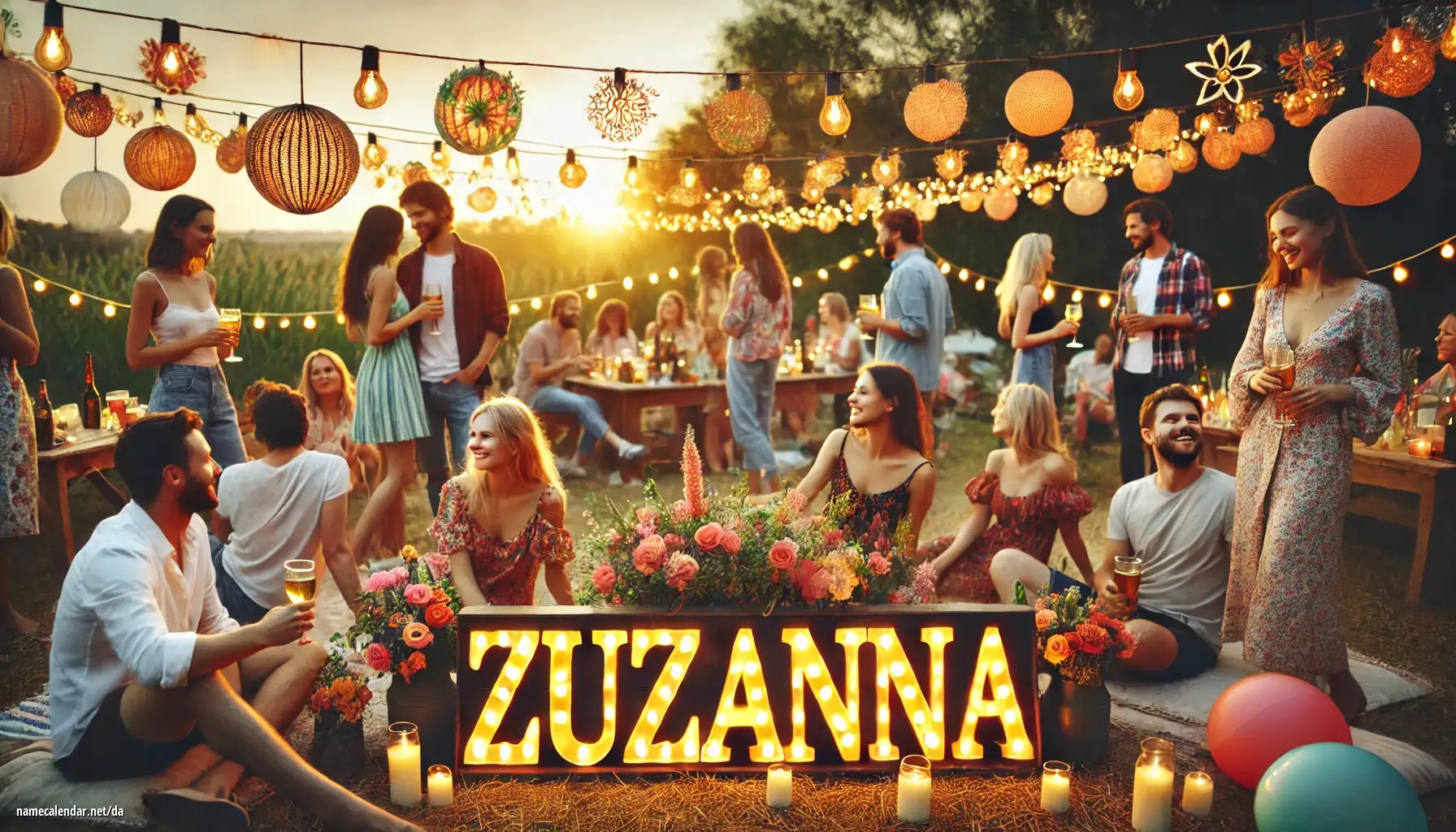 Fejring af navnedag og navn - Zuzanna