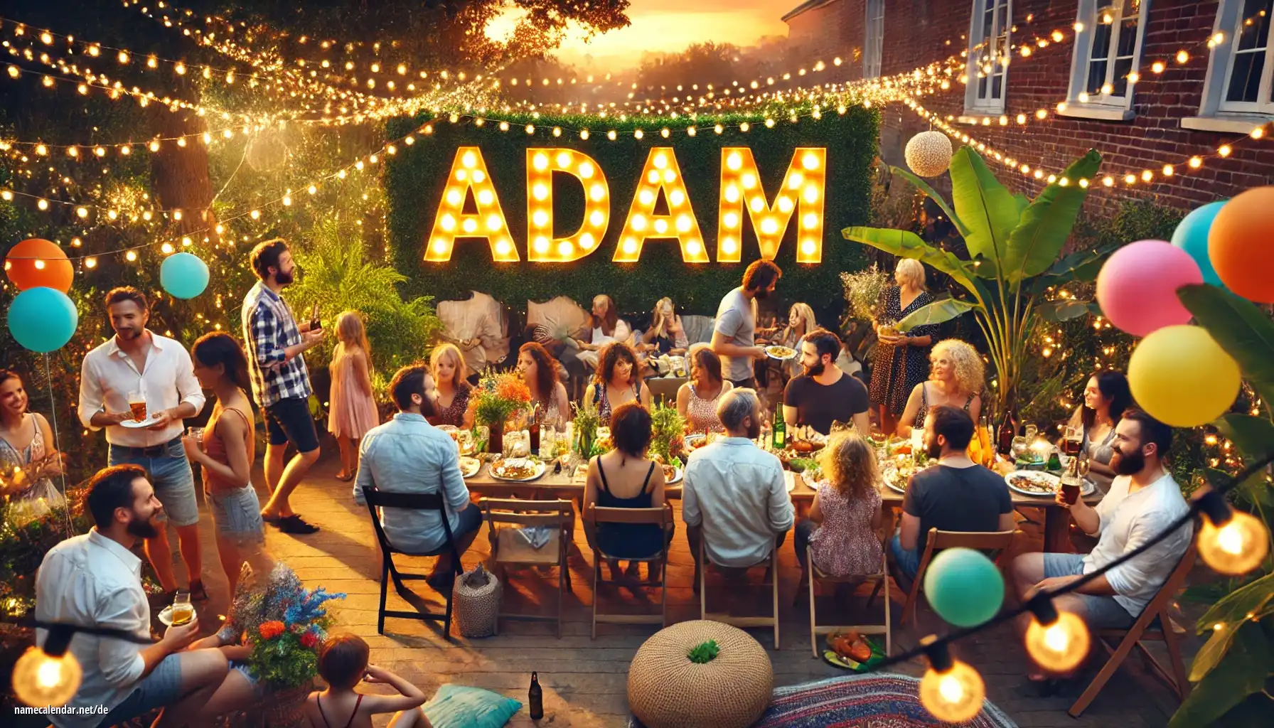 Feier des Namenstages und des Namens - Ádám