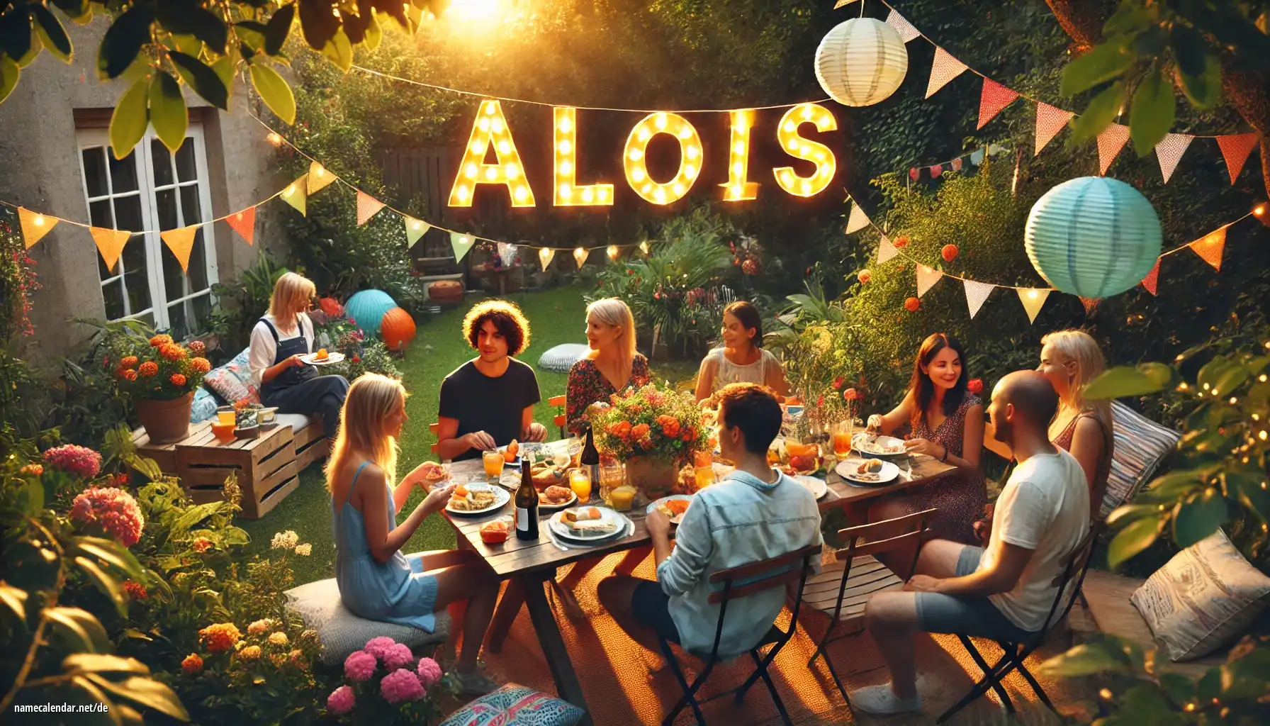 Feier des Namenstages und des Namens - Alois