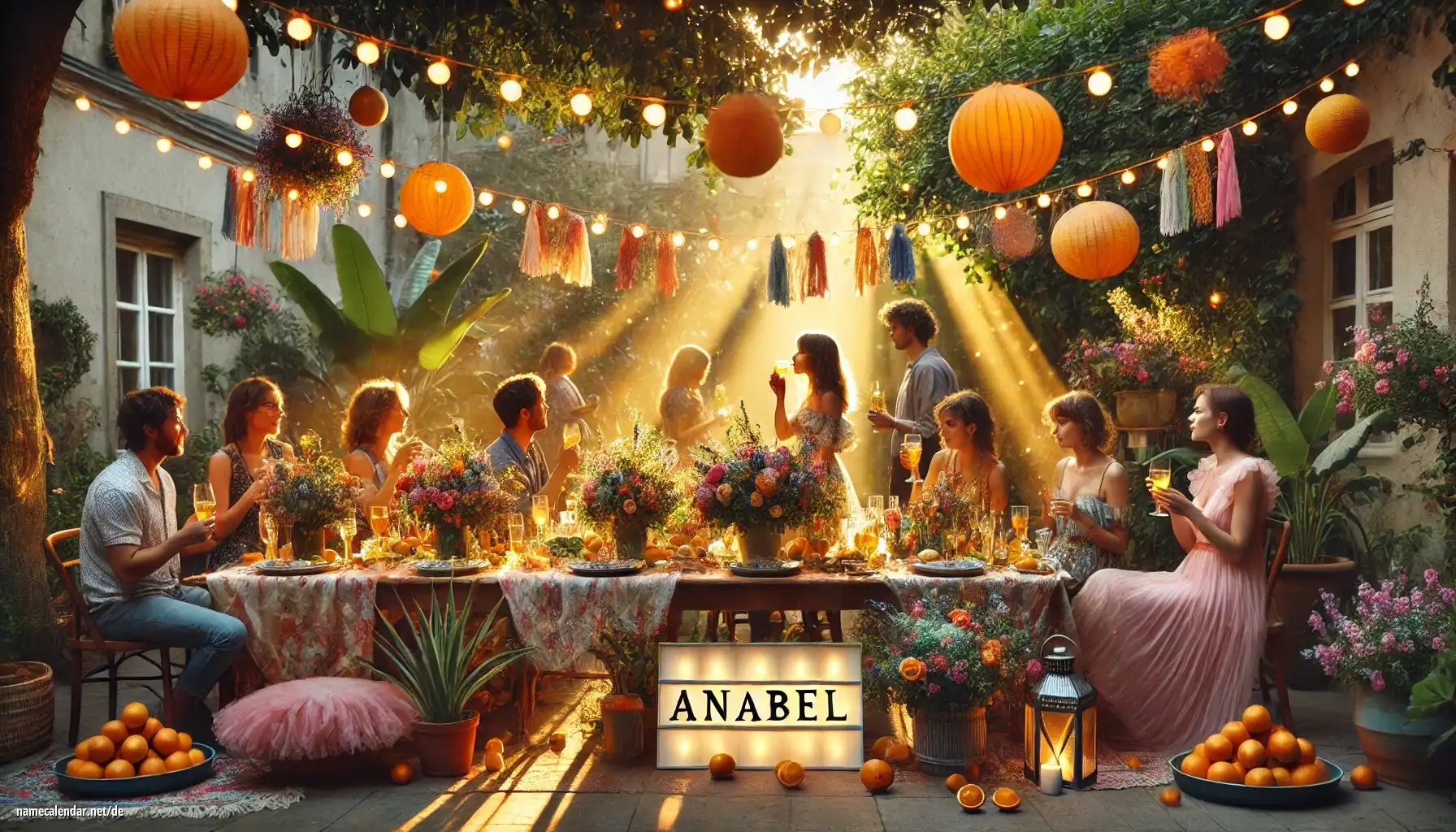 Feier des Namenstages und des Namens - Anabel