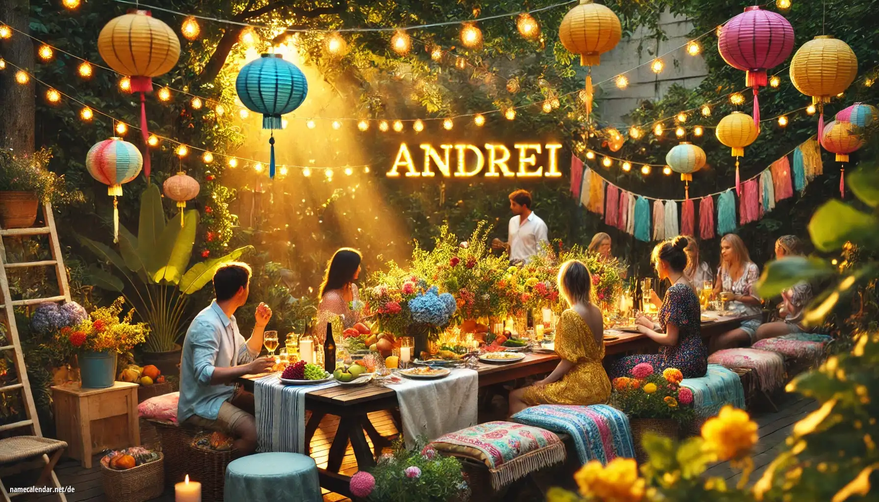 Feier des Namenstages und des Namens - Andrei