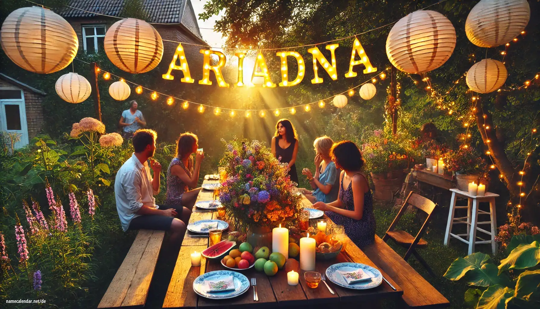 Feier des Namenstages und des Namens - Ariadna