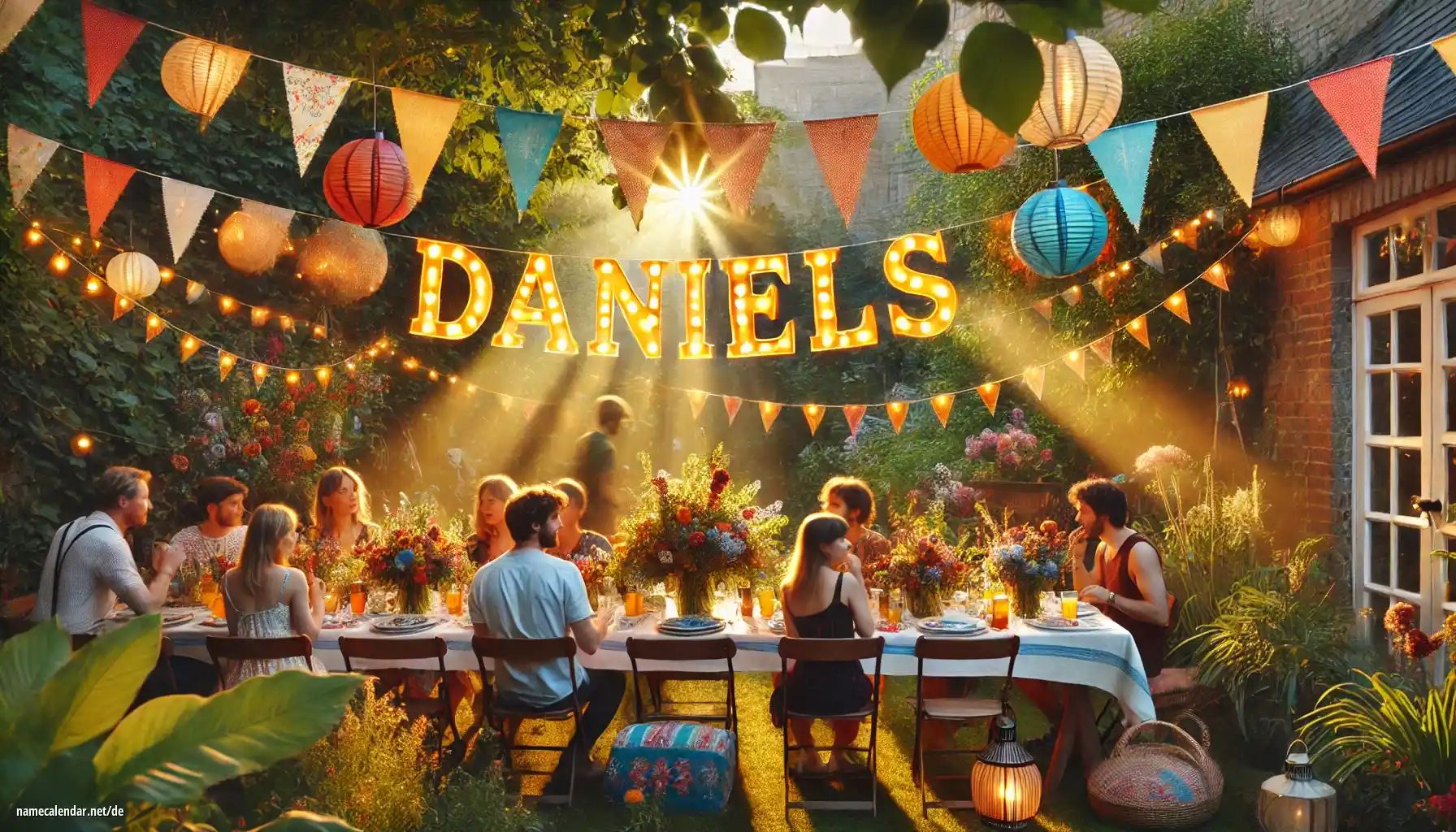 Feier des Namenstages und des Namens - Daniels