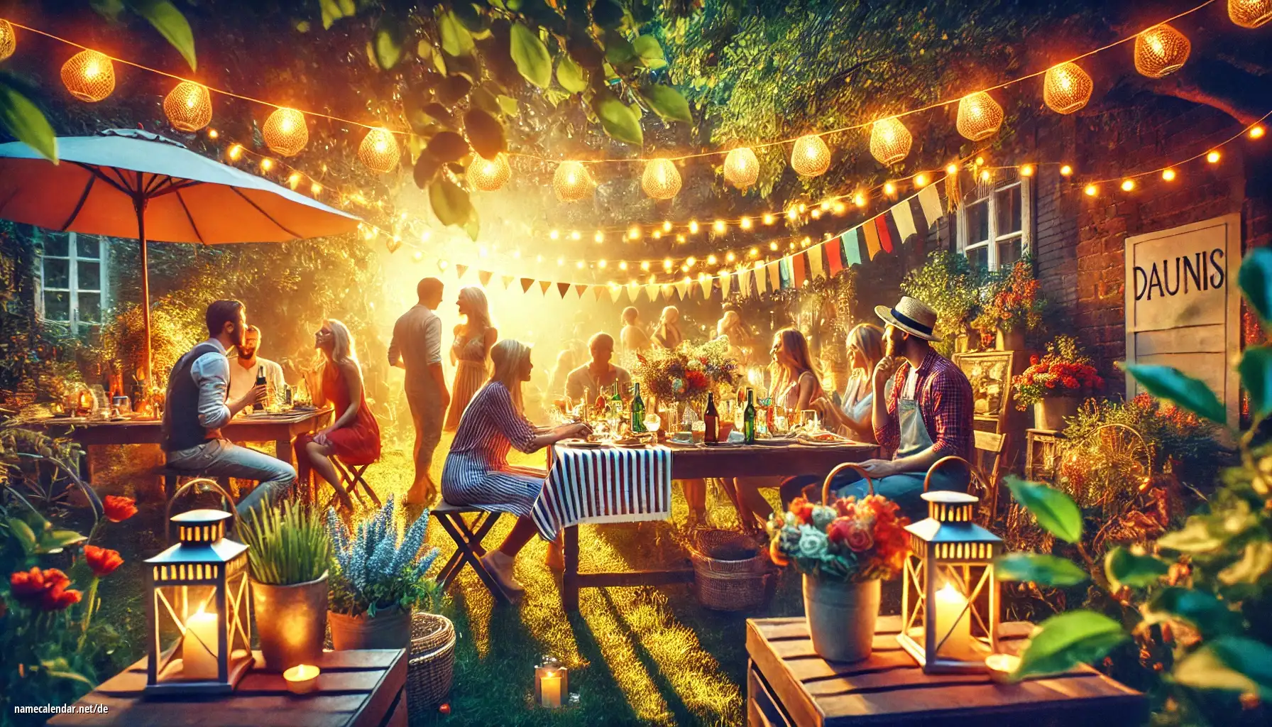 Feier des Namenstages und des Namens - Daunis