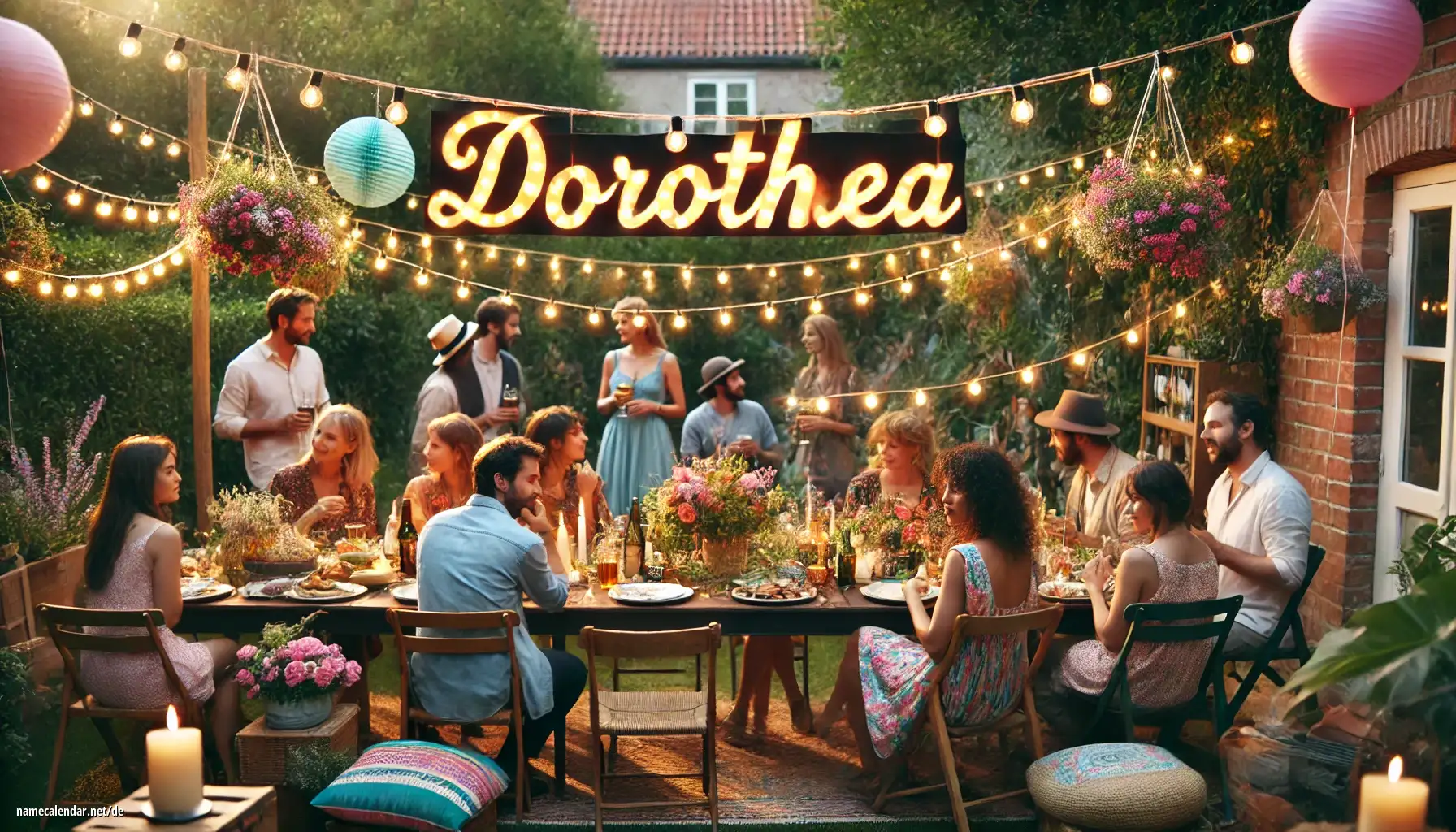 Feier des Namenstages und des Namens - Dorothea