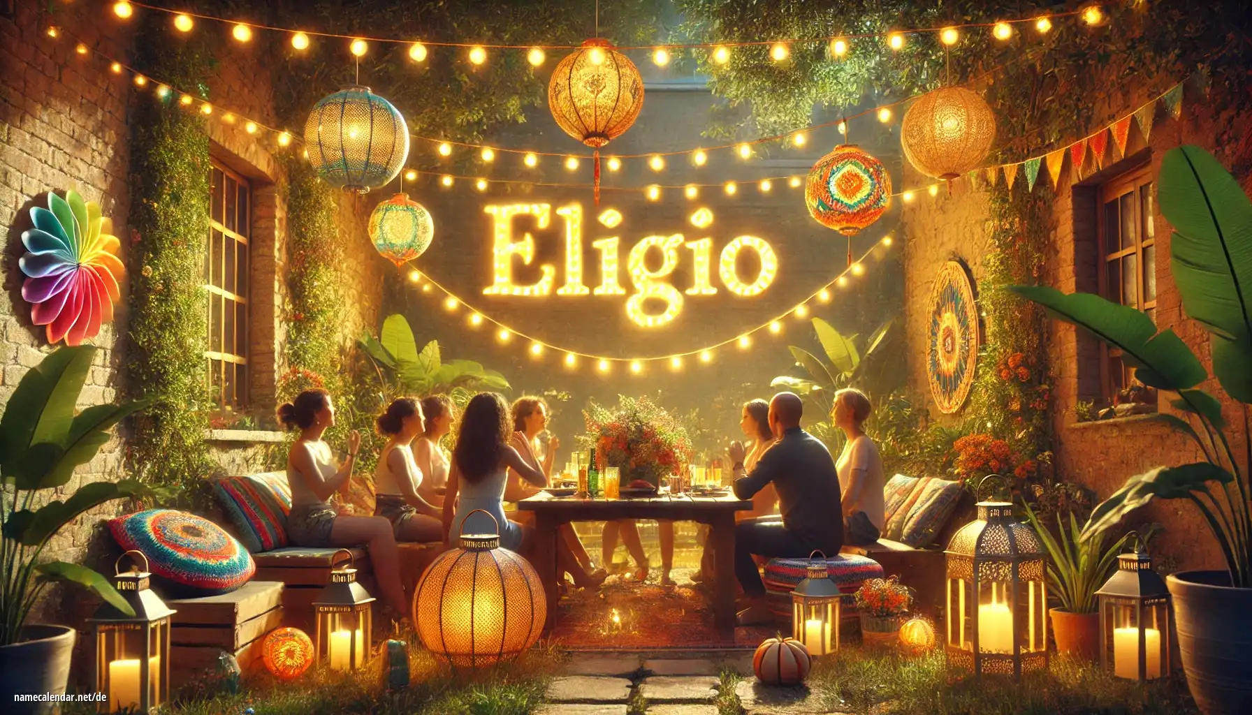 Feier des Namenstages und des Namens - Eligio