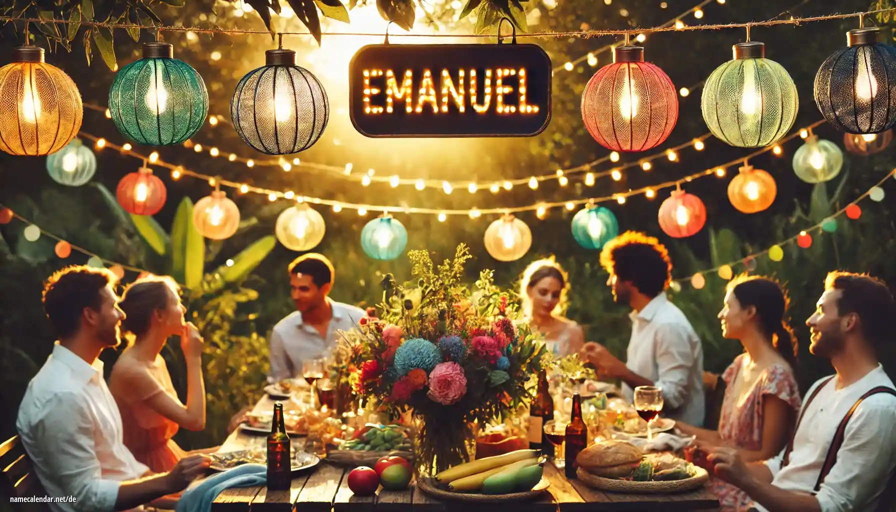 Feier des Namenstages und des Namens - Emánuel