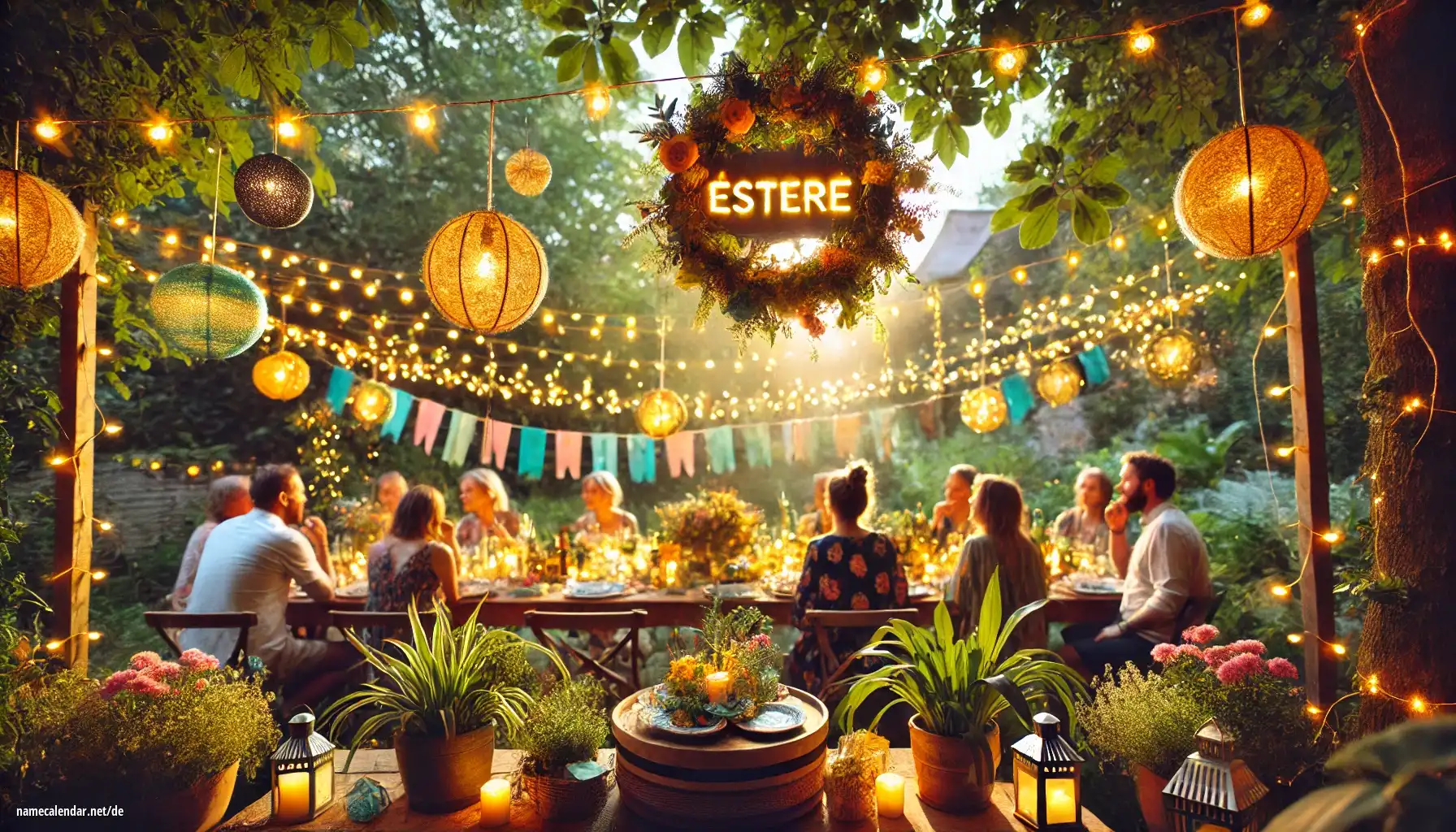 Feier des Namenstages und des Namens - Estere