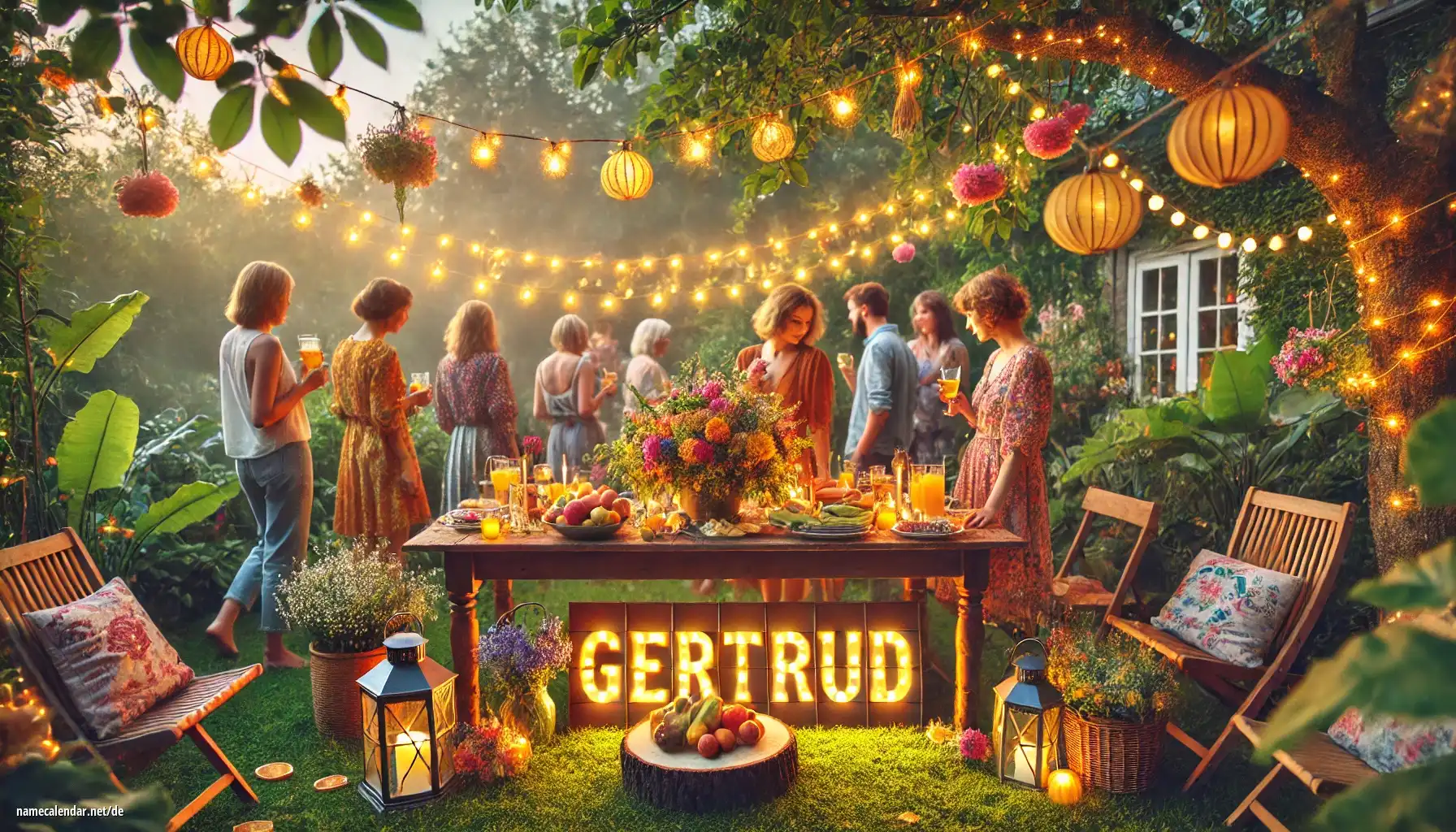 Feier des Namenstages und des Namens - Gertrud