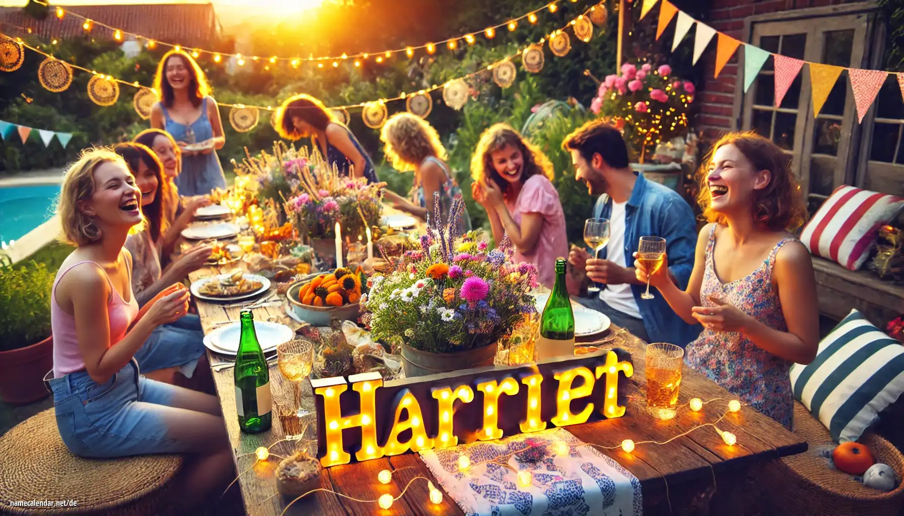 Feier des Namenstages und des Namens - Harriet