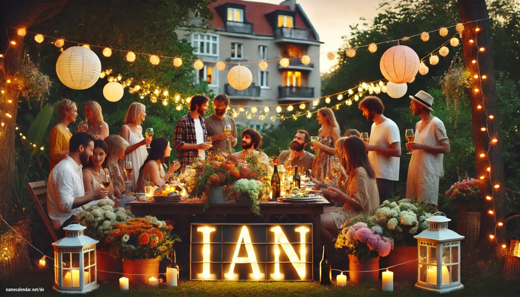 Feier des Namenstages und des Namens - Ian