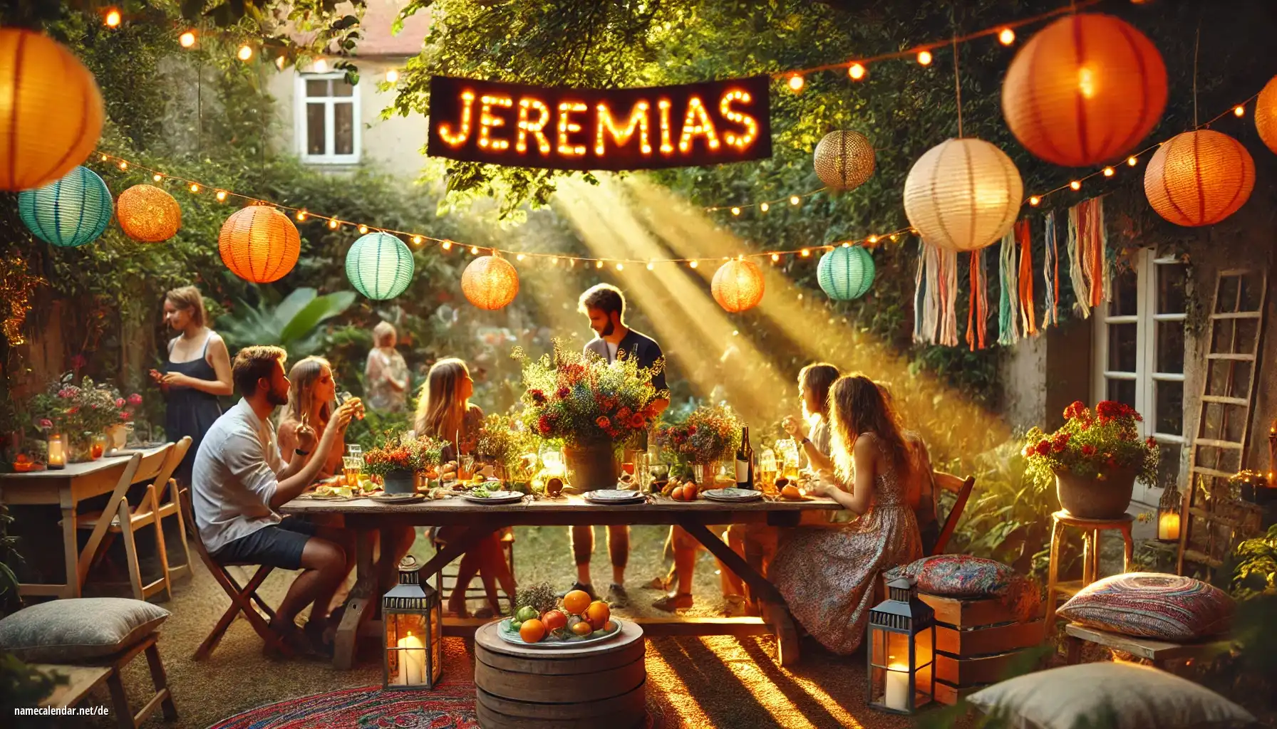 Feier des Namenstages und des Namens - Jeremias