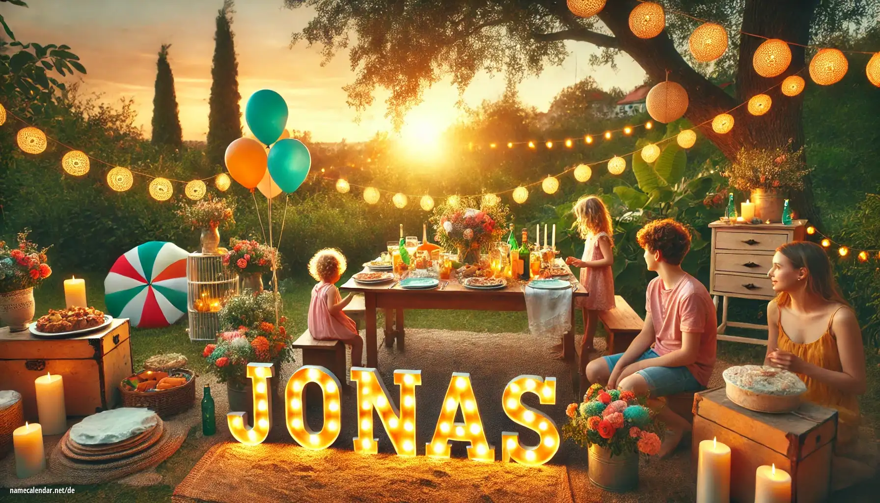 Feier des Namenstages und des Namens - Jonas