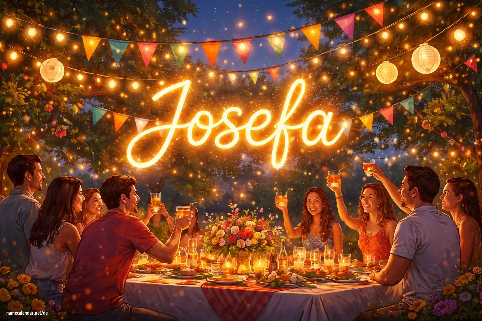 Feier des Namenstages und des Namens - Josefa