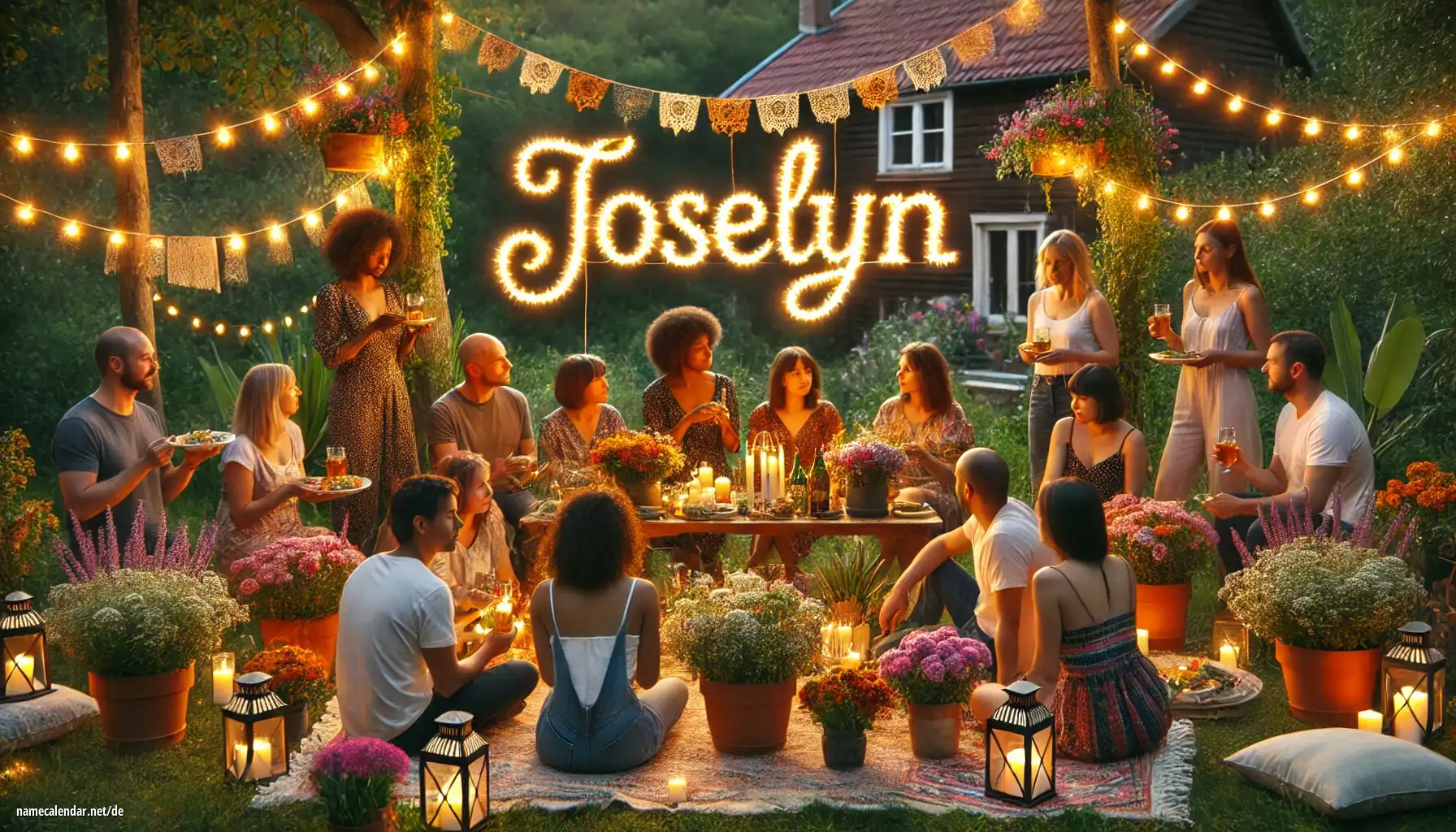 Feier des Namenstages und des Namens - Joselyn