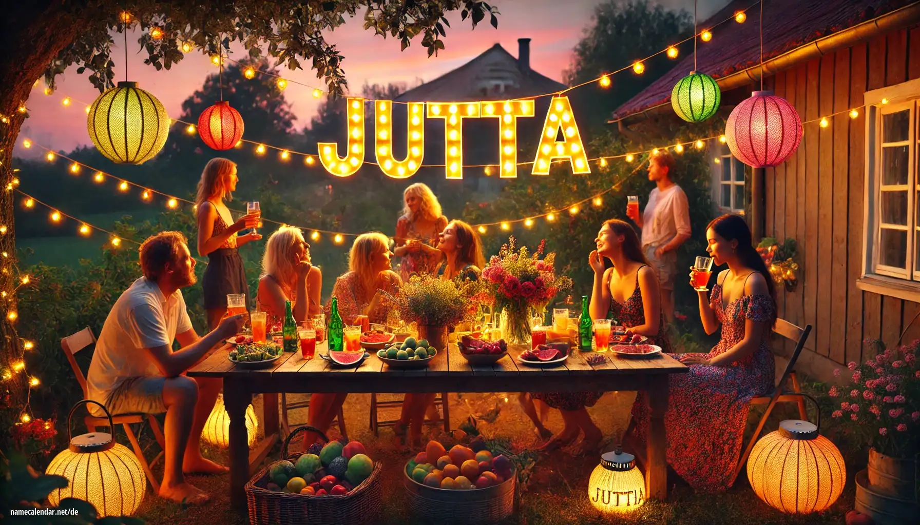 Feier des Namenstages und des Namens - Jutta