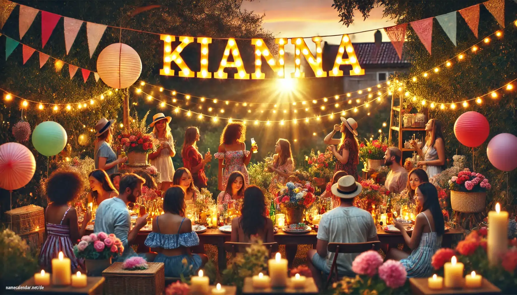 Feier des Namenstages und des Namens - Kianna