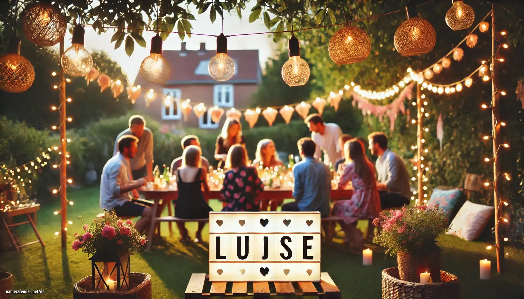 Feier des Namenstages und des Namens - Luise