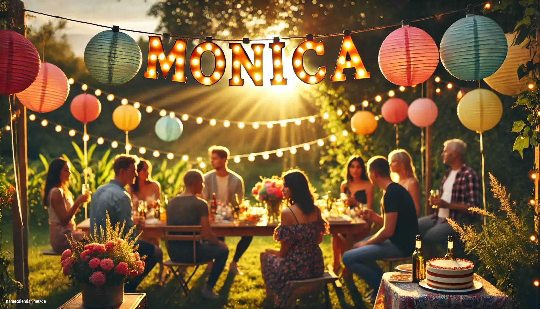 Feier des Namenstages und des Namens - Mónica