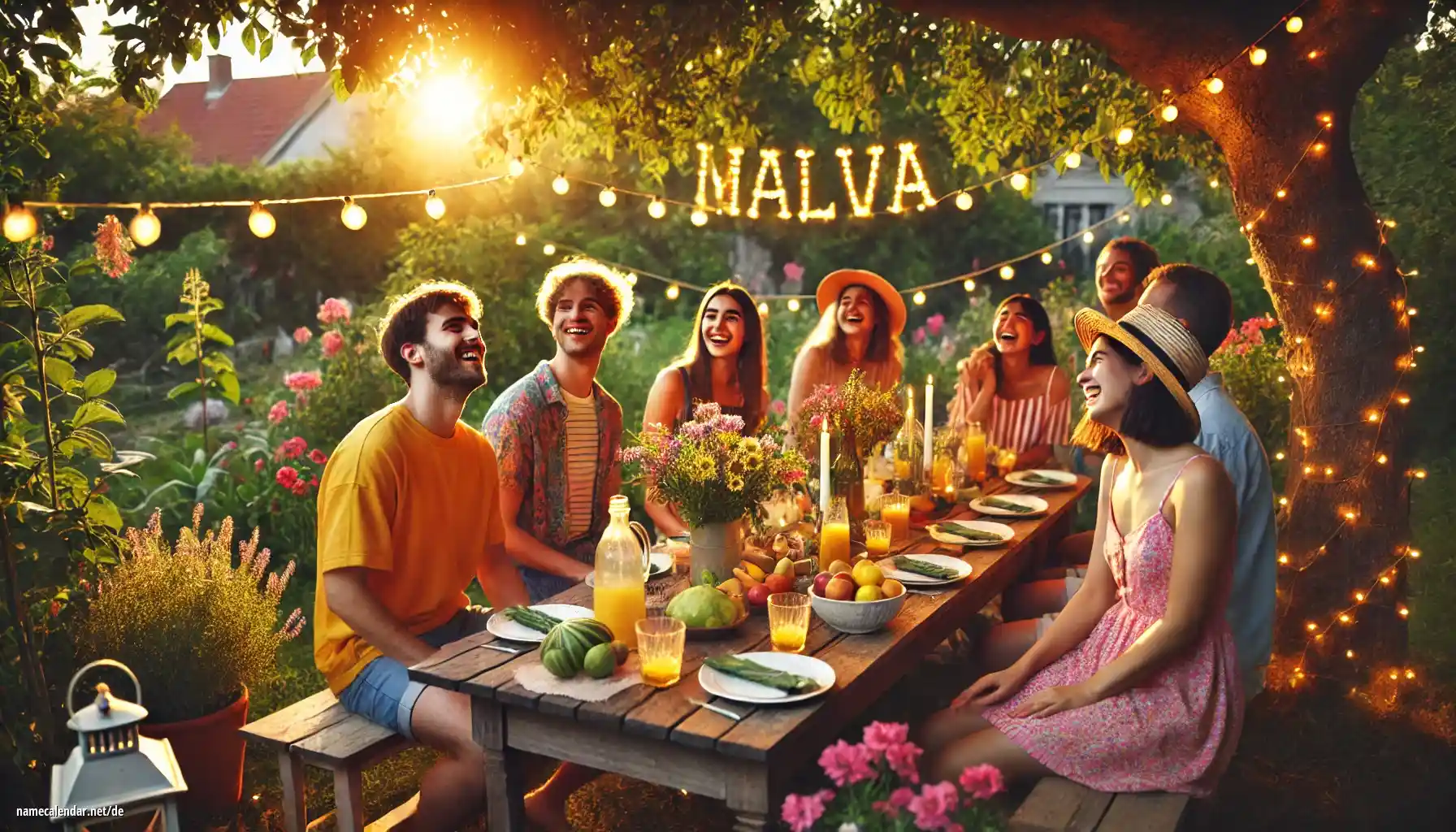 Feier des Namenstages und des Namens - Malva