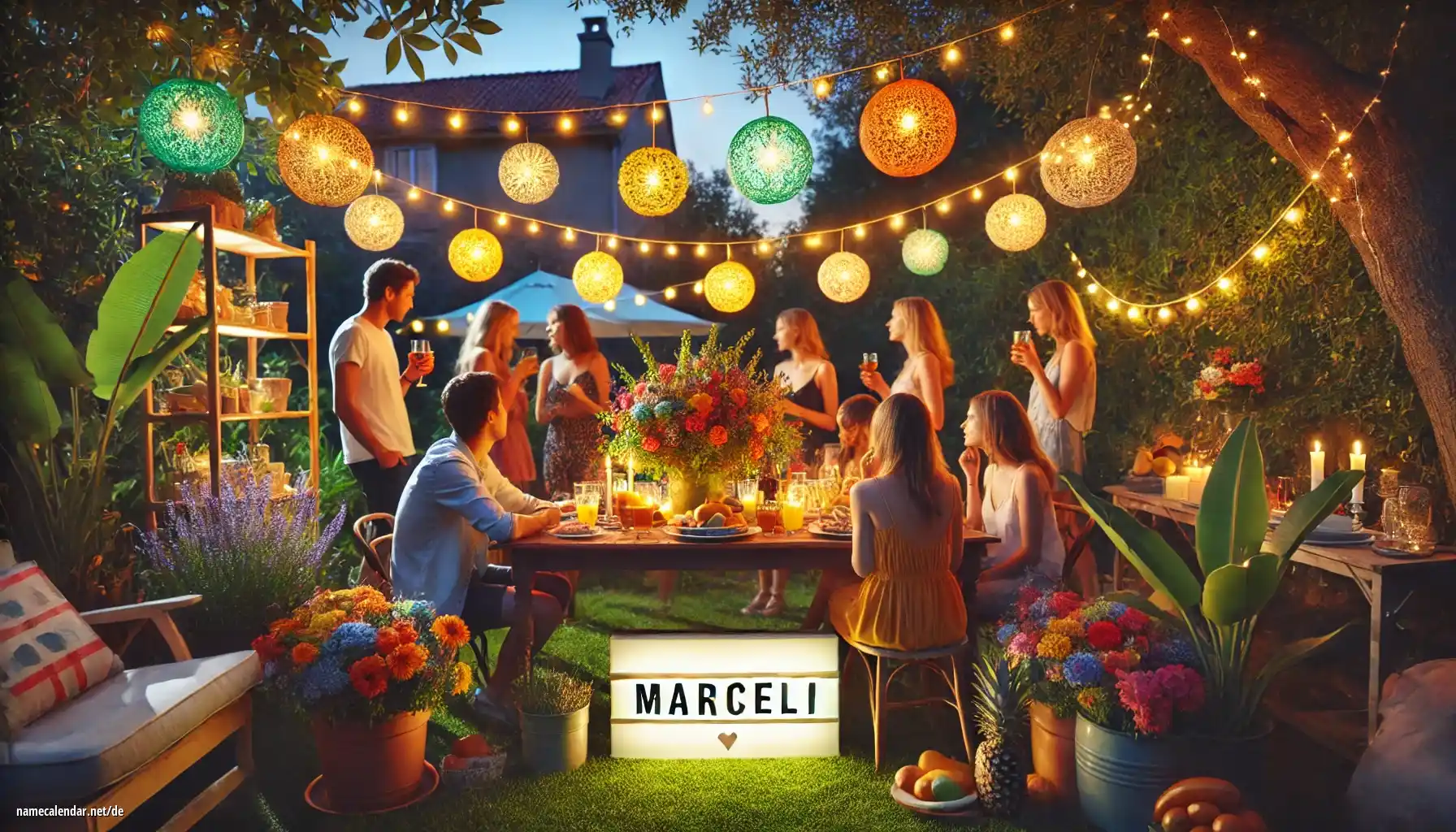 Feier des Namenstages und des Namens - Marceli