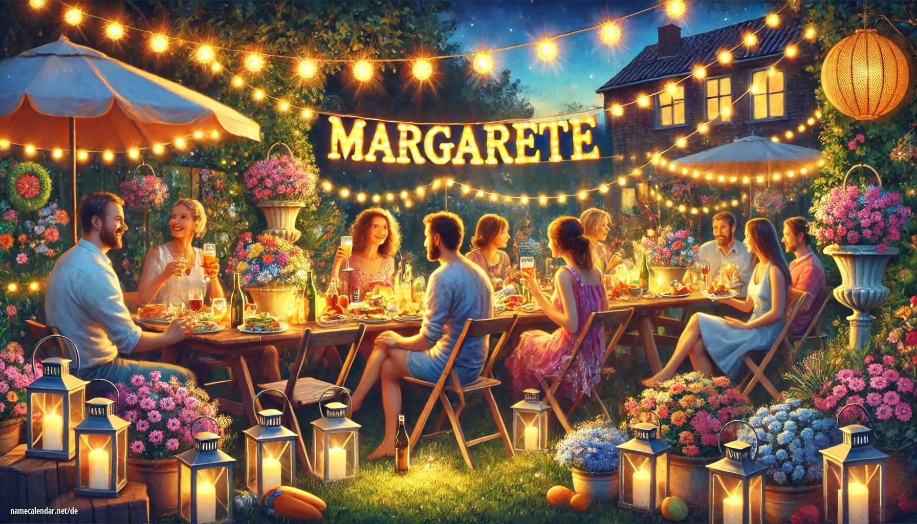 Feier des Namenstages und des Namens - Margarete