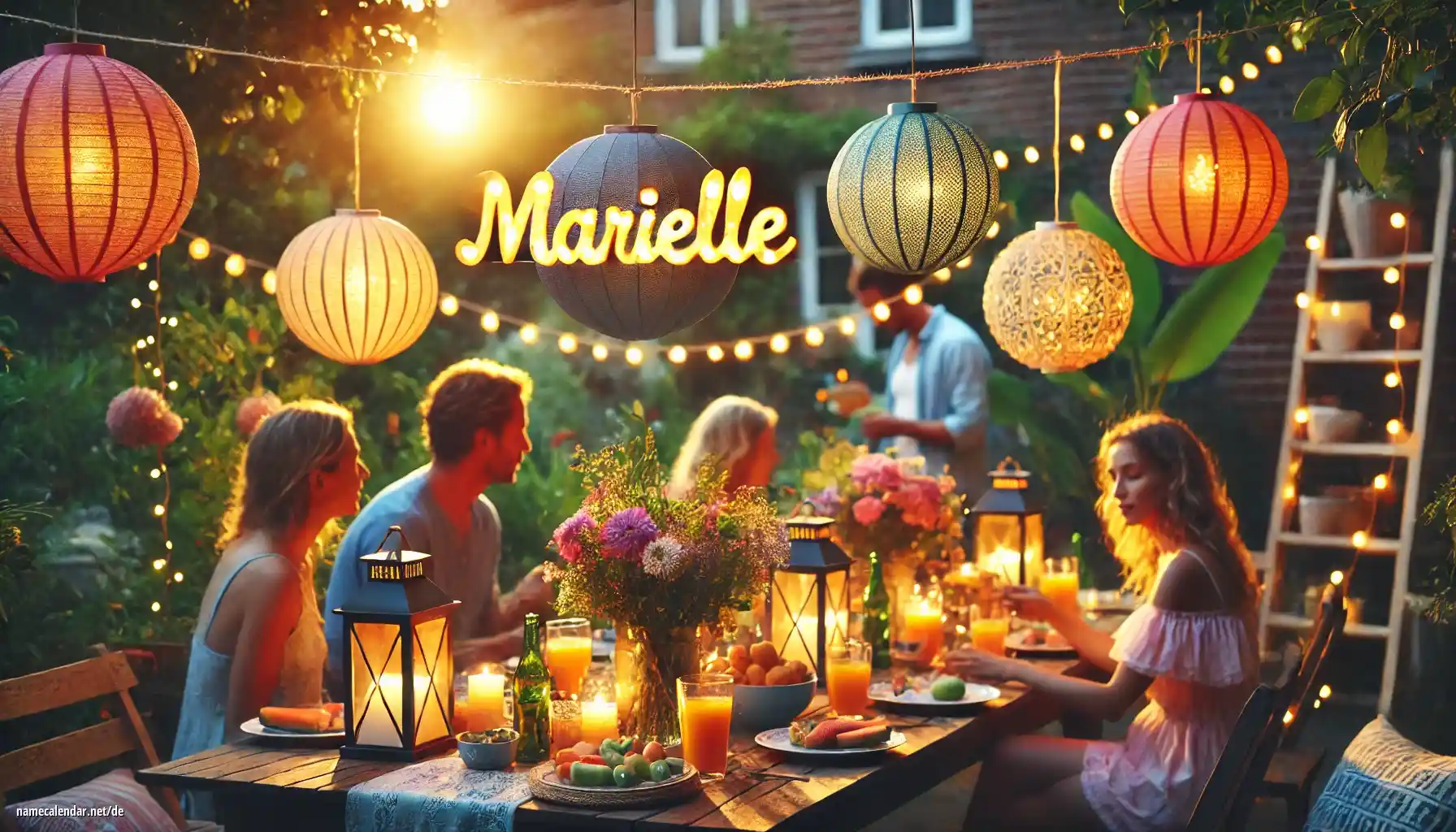 Feier des Namenstages und des Namens - Marielle