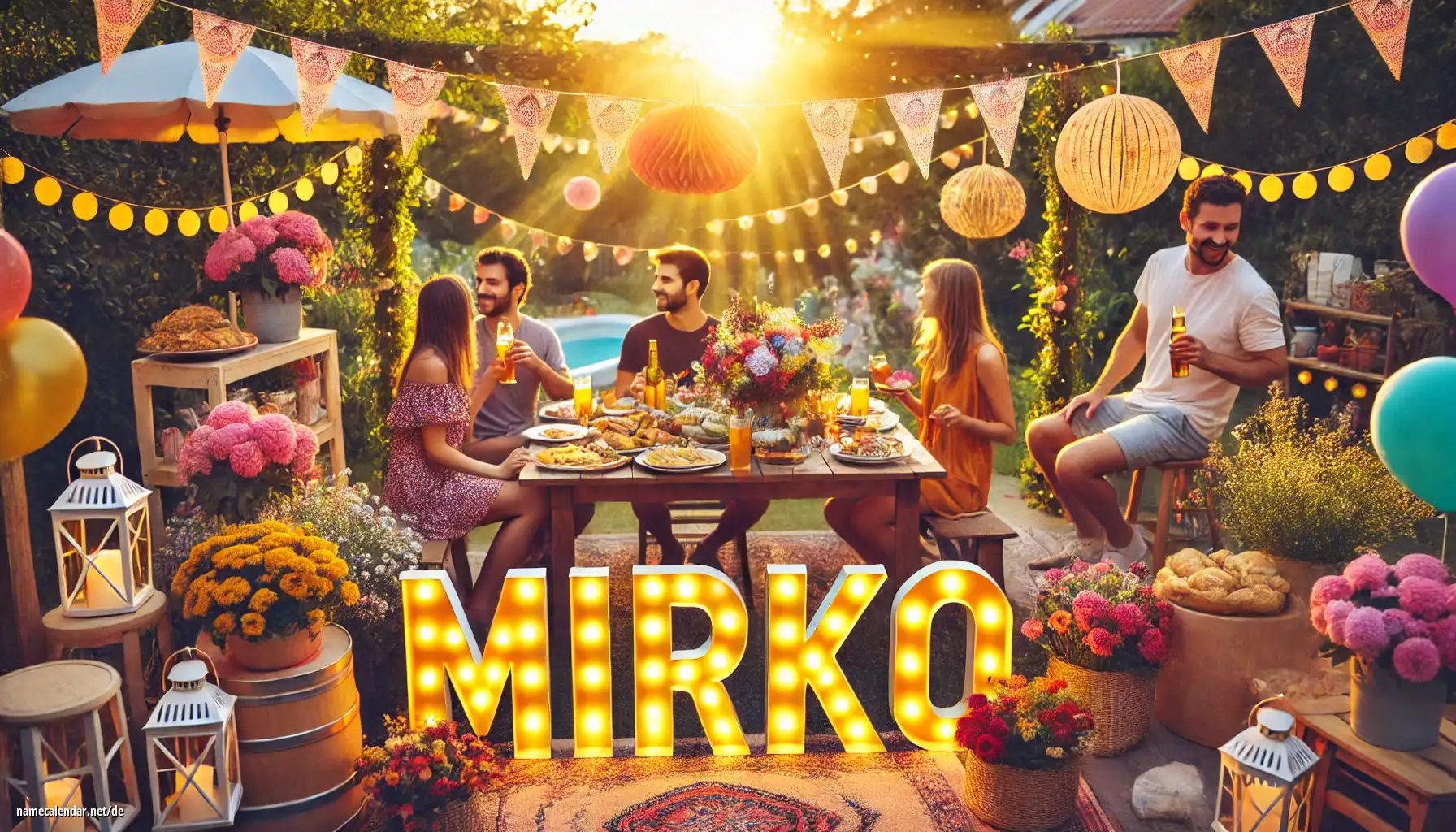 Feier des Namenstages und des Namens - Mirko