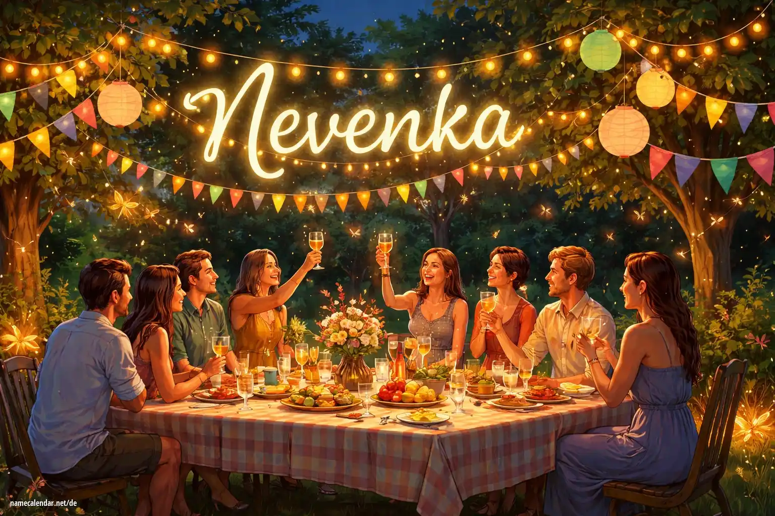 Feier des Namenstages und des Namens - Nevenka