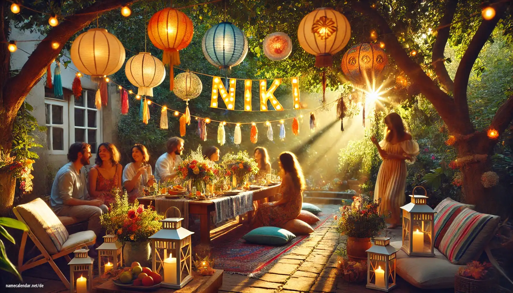 Feier des Namenstages und des Namens - Niki