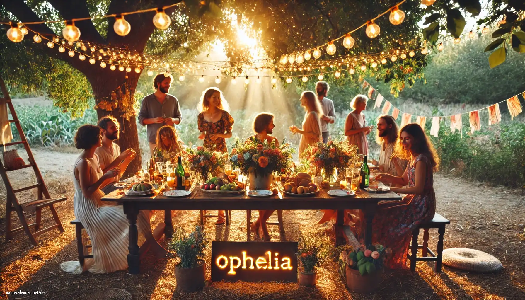 Feier des Namenstages und des Namens - Ophelia