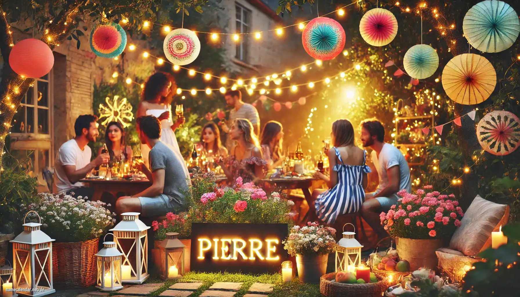 Feier des Namenstages und des Namens - Pierre