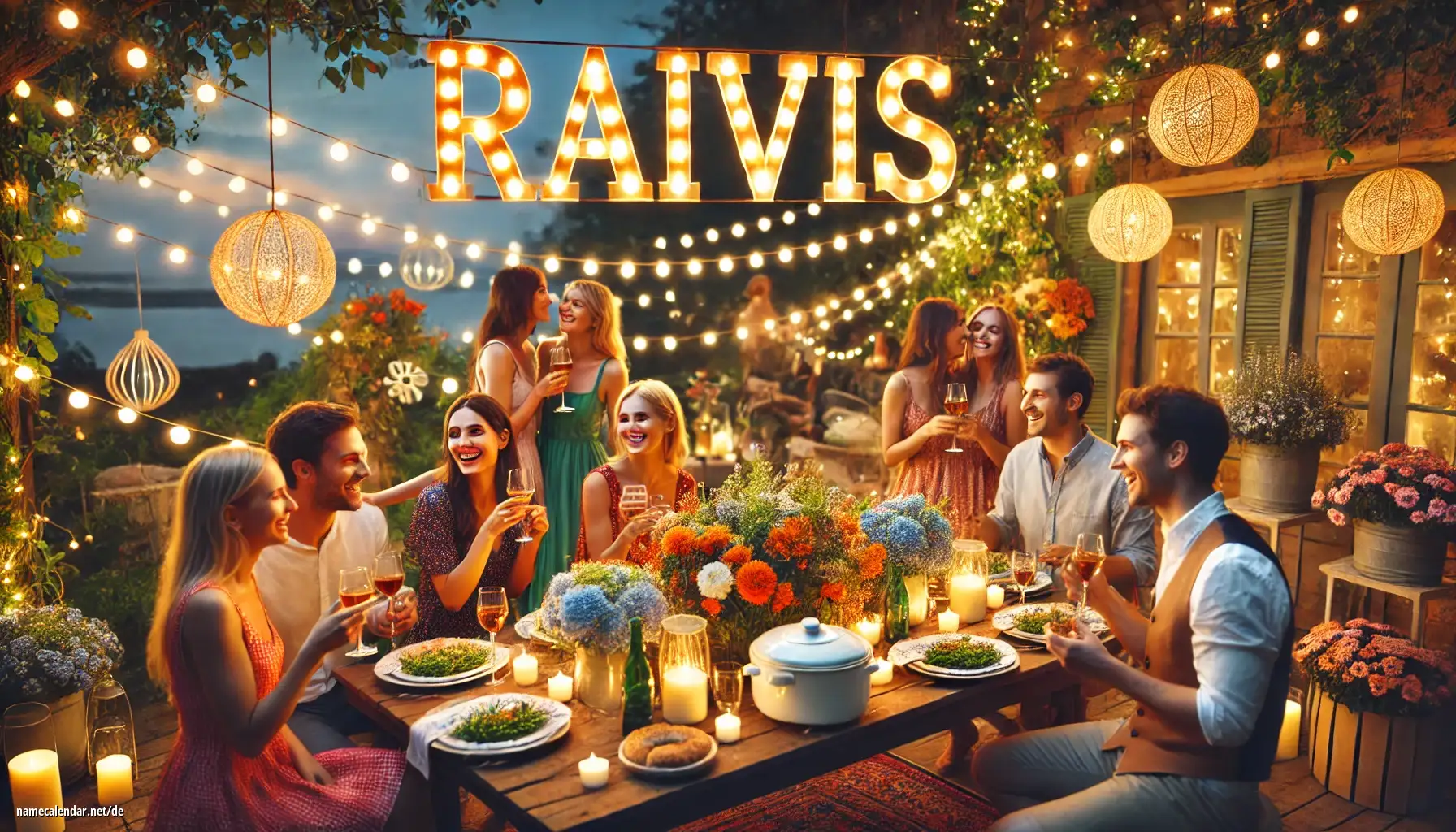 Feier des Namenstages und des Namens - Raivis