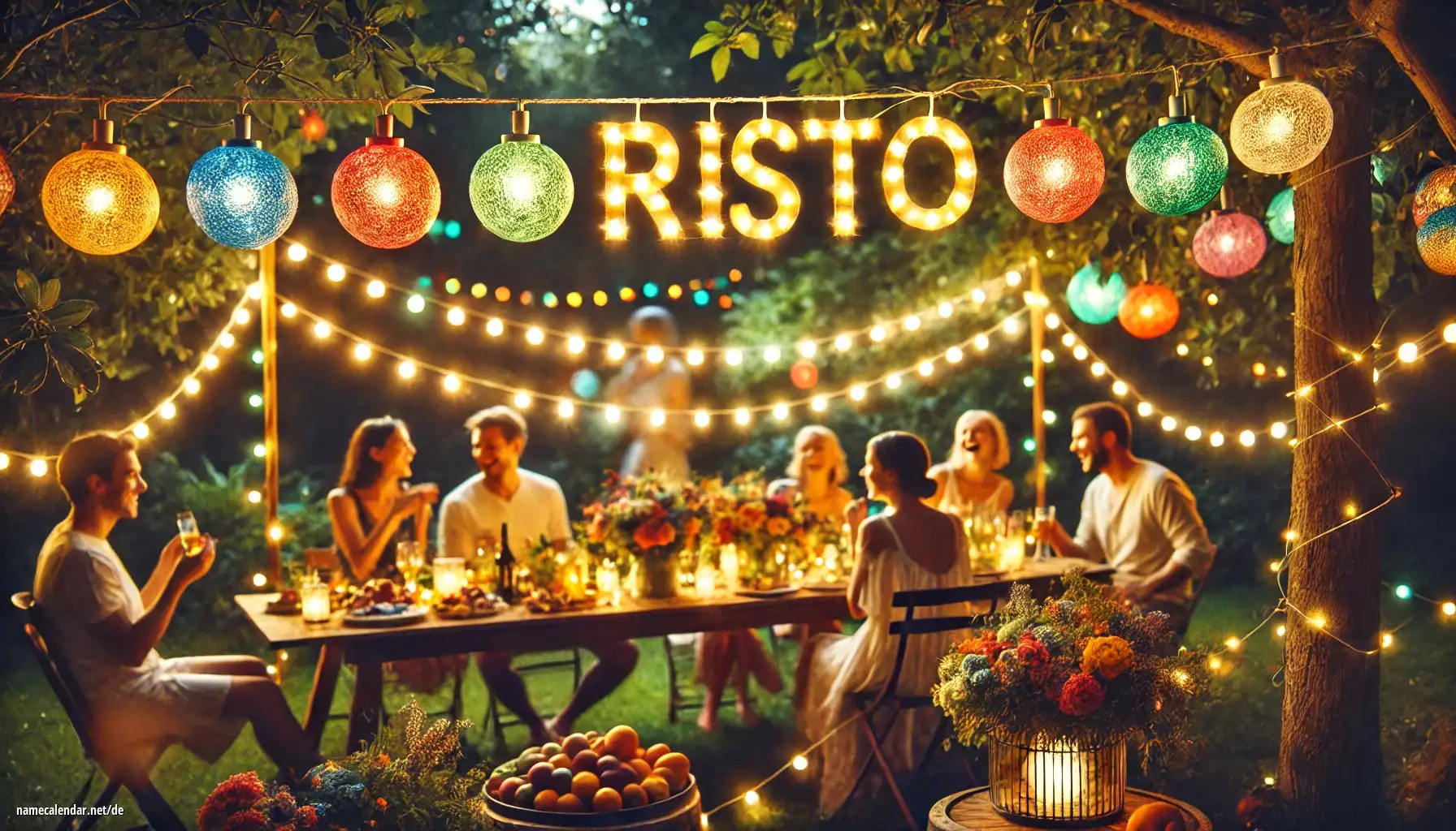 Feier des Namenstages und des Namens - Risto