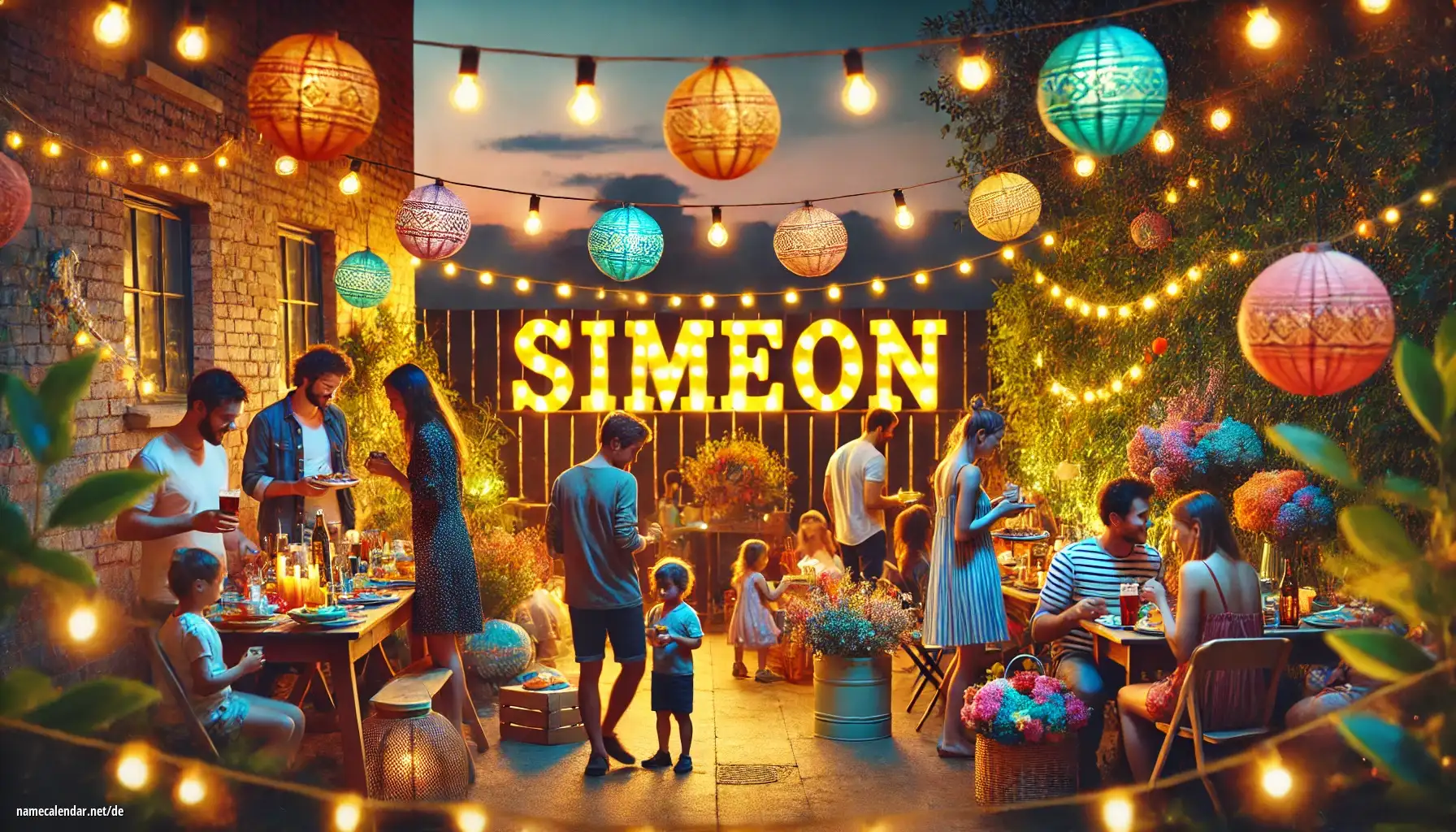 Feier des Namenstages und des Namens - Simeon