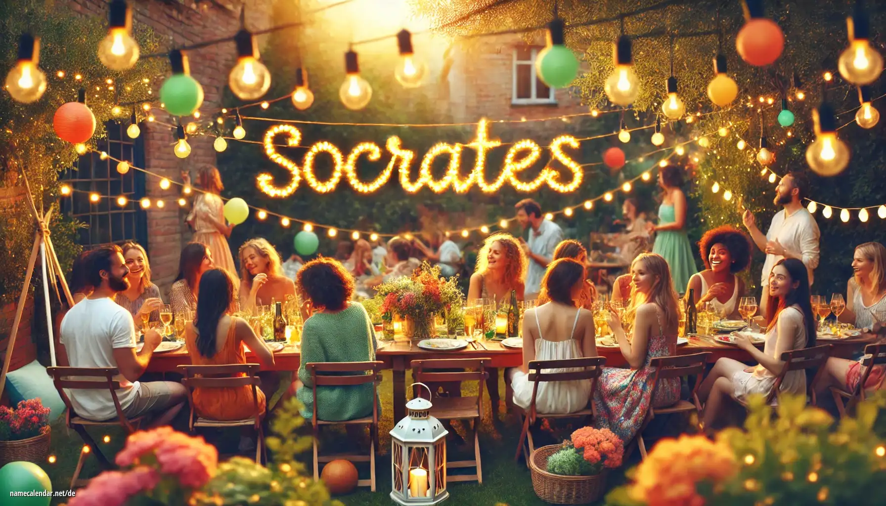 Feier des Namenstages und des Namens - Socrates