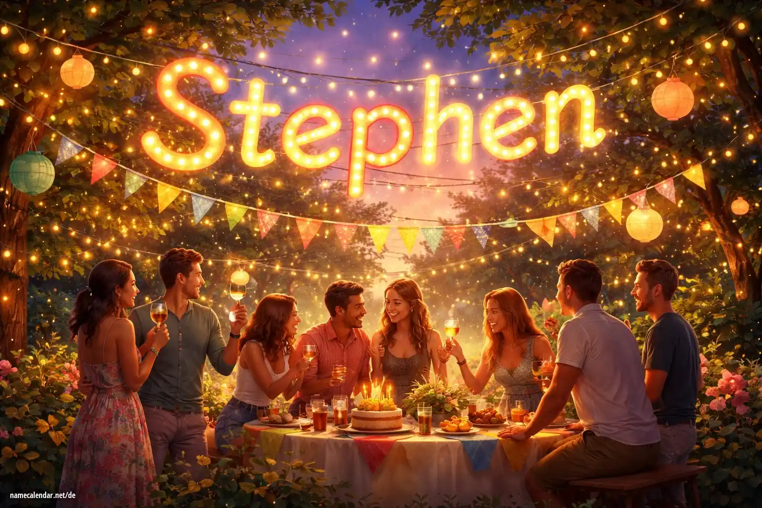 Feier des Namenstages und des Namens - Stephen