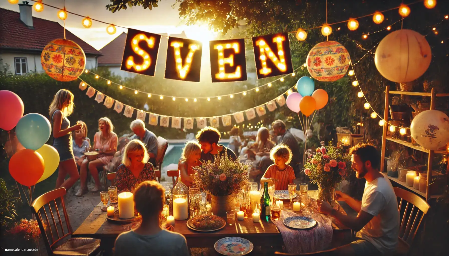 Feier des Namenstages und des Namens - Sven