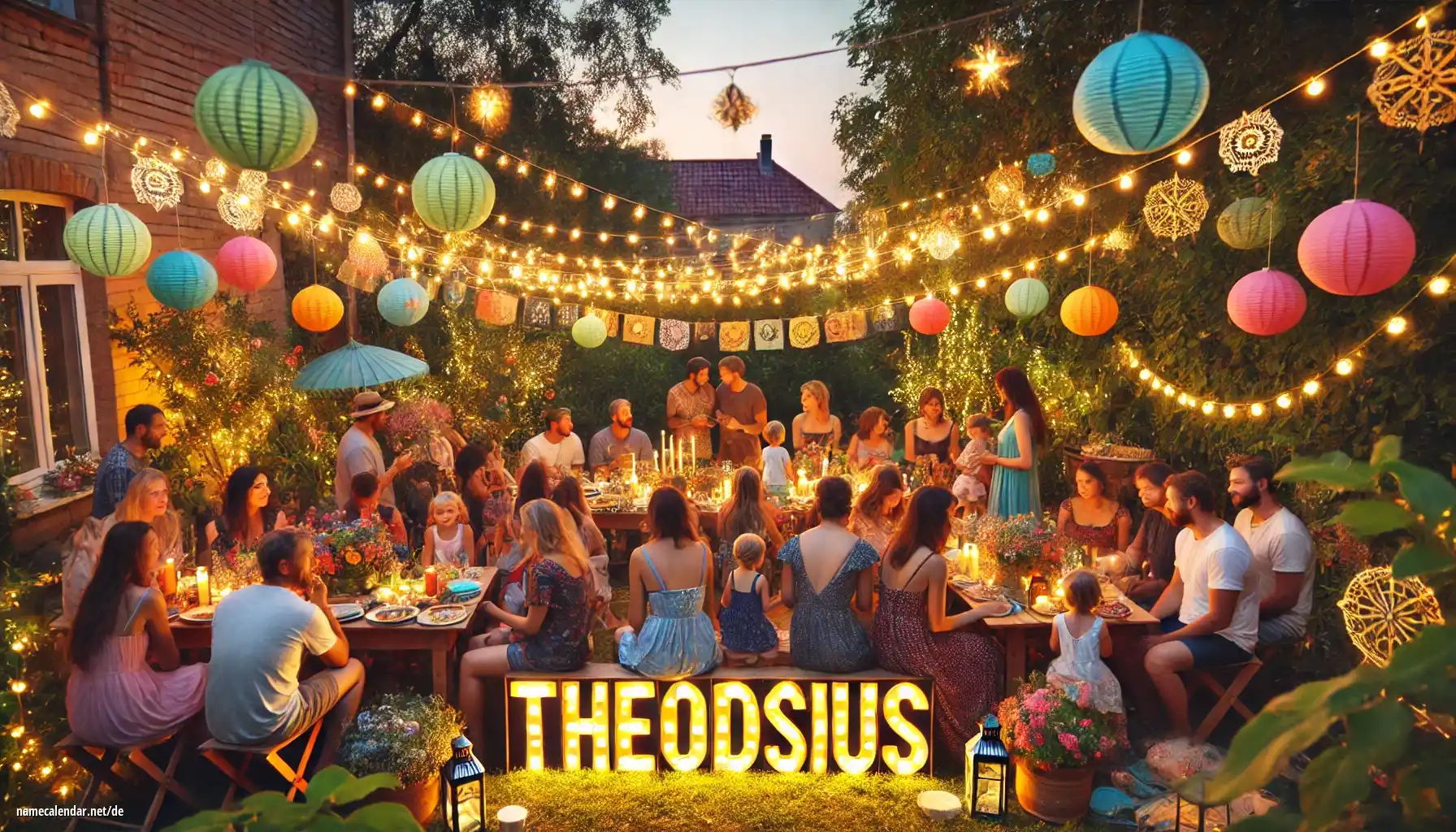 Feier des Namenstages und des Namens - Theodosius