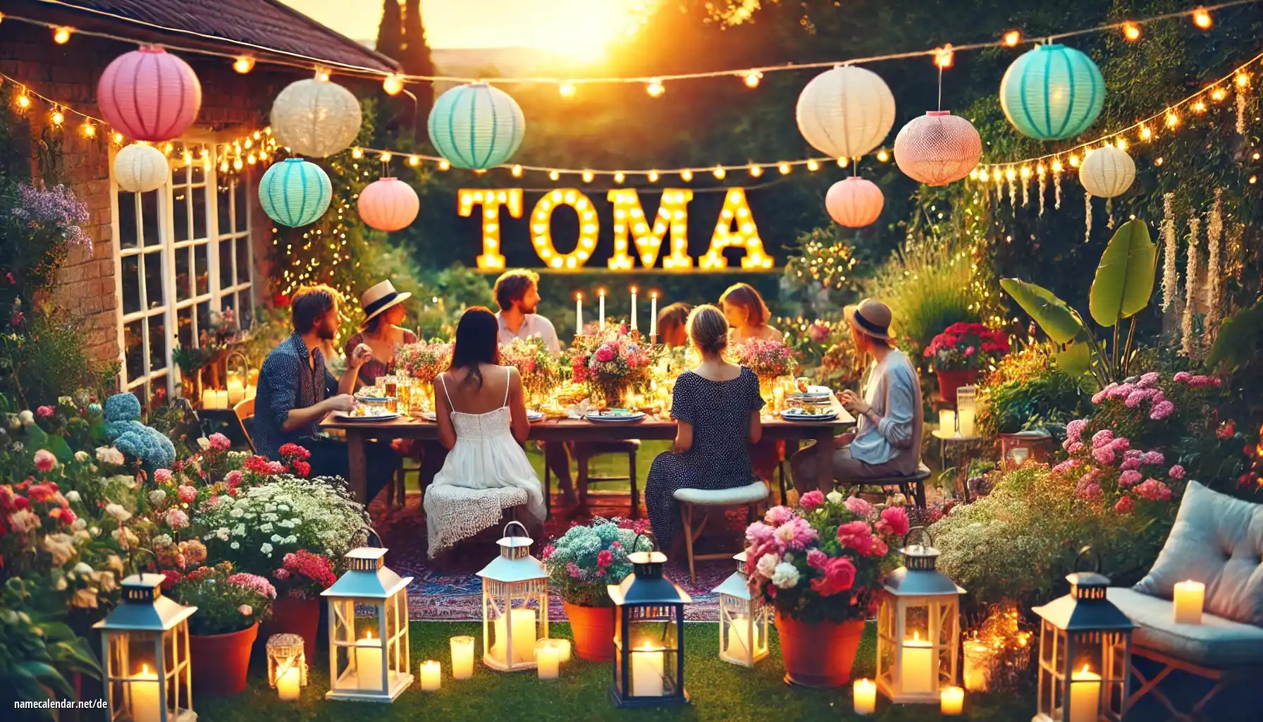 Feier des Namenstages und des Namens - Toma