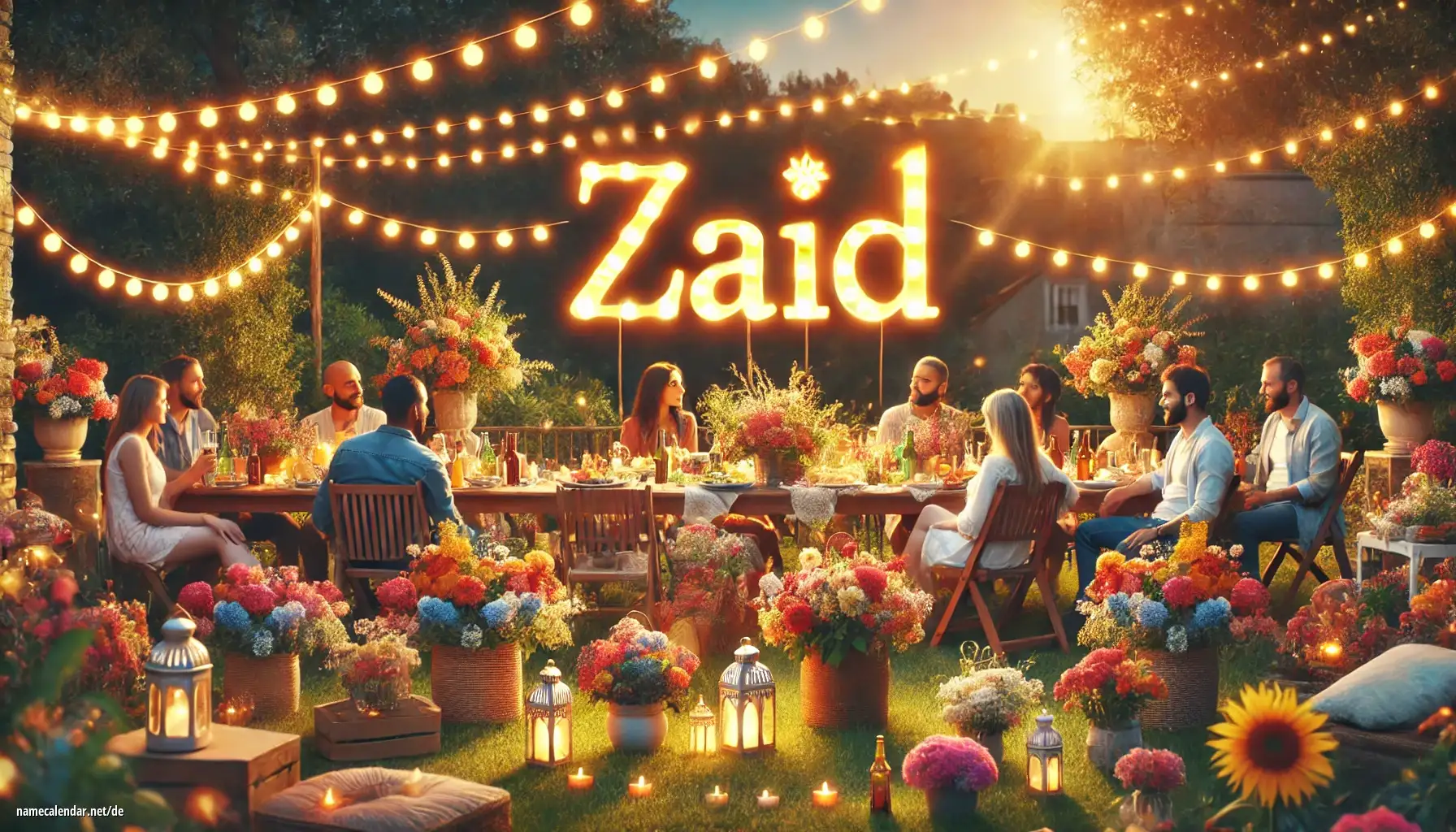 Feier des Namenstages und des Namens - Zaid