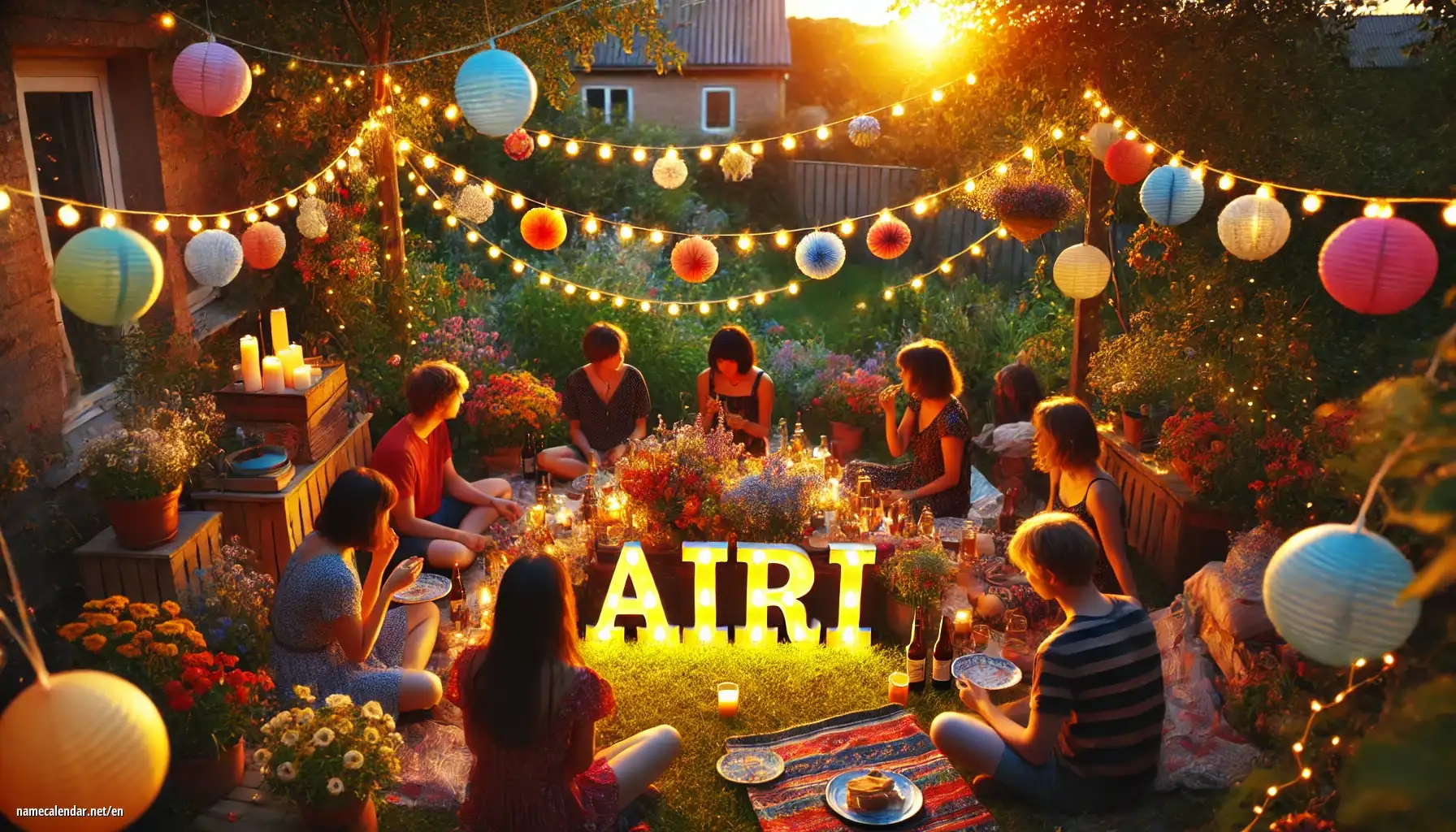 Celebration of name day and name - Airi